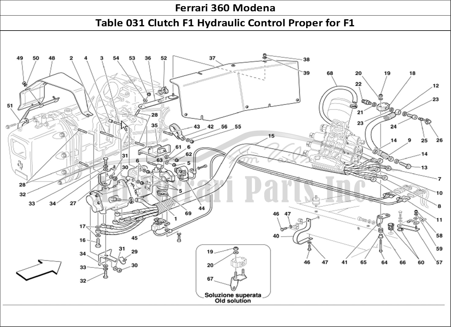 Buy Original Ferrari 360 Modena 031 Clutch F1 Hydraulic