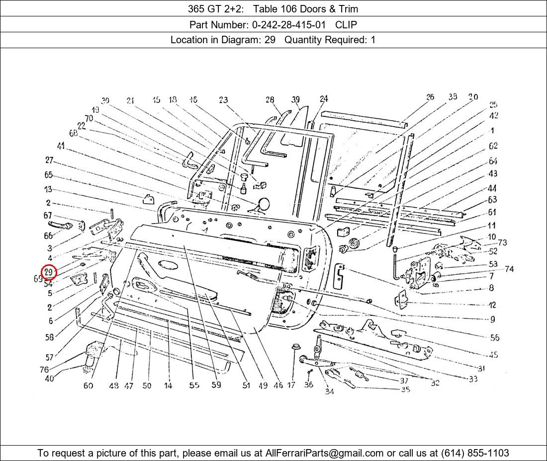 Ferrari Part 0-242-28-415-01