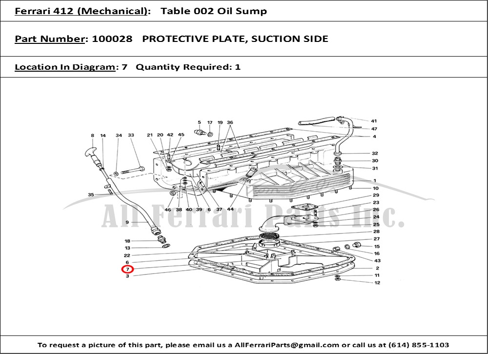 Ferrari Part 100028