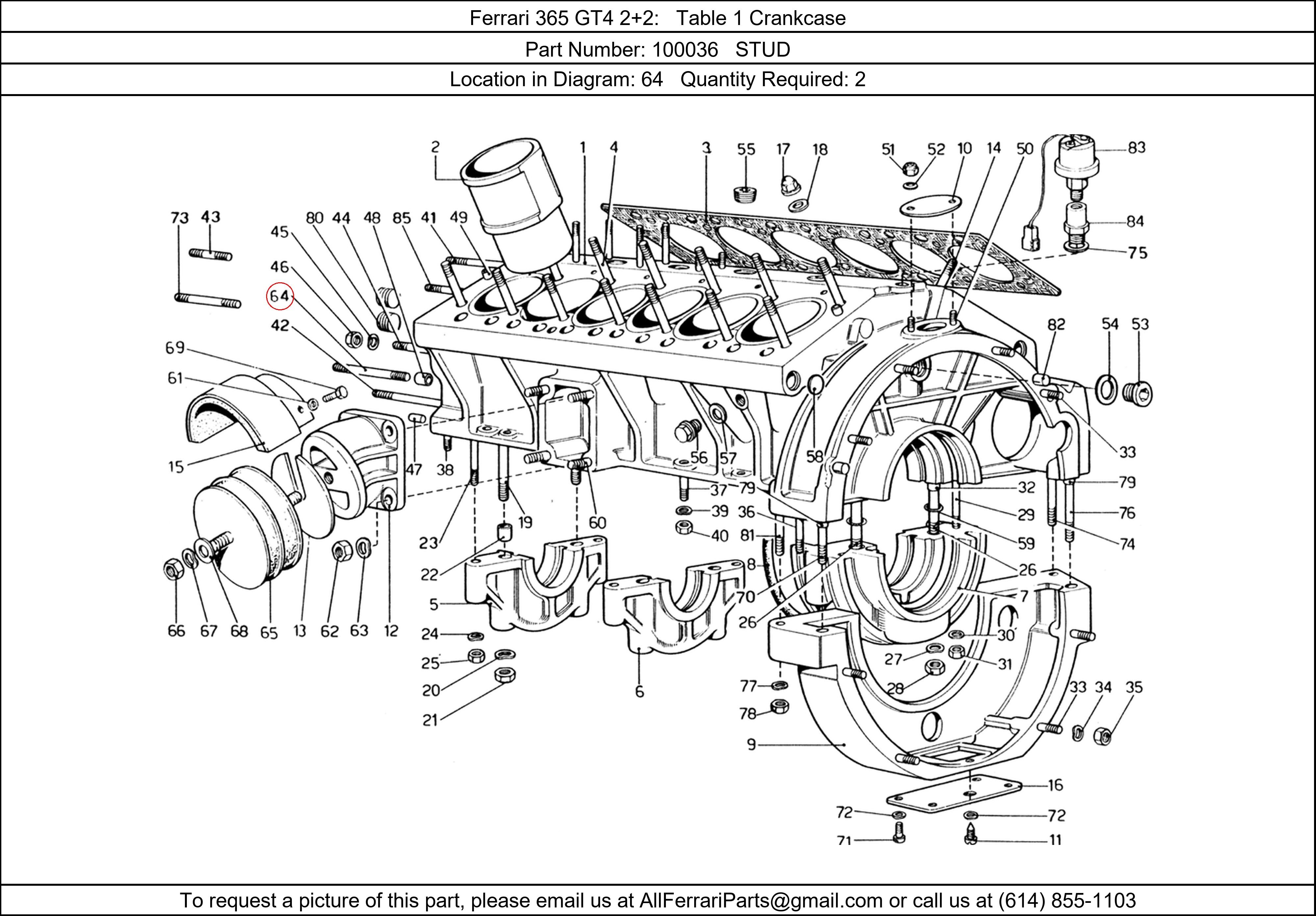 Ferrari Part 100036