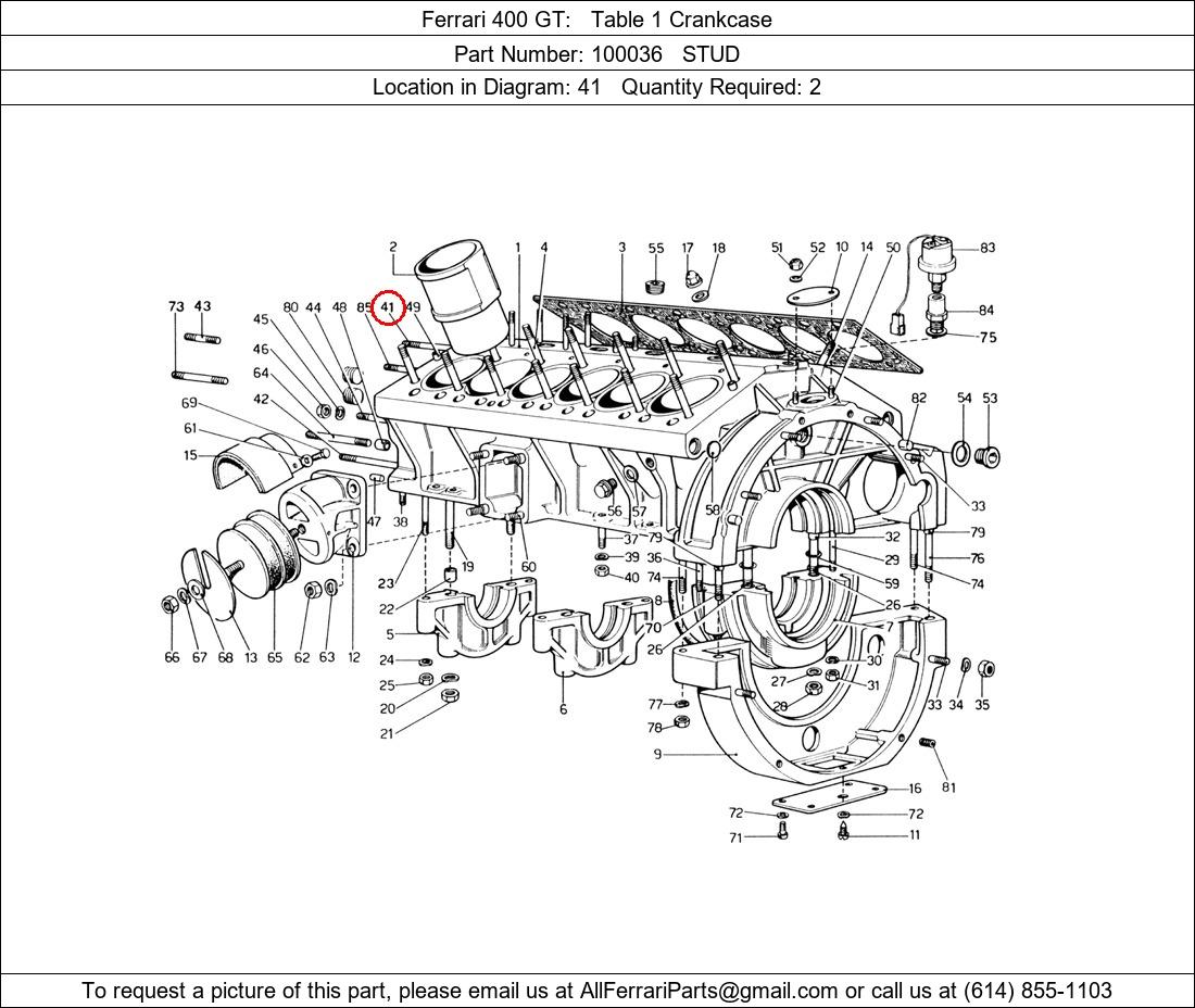 Ferrari Part 100036