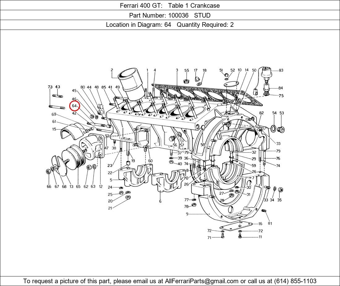 Ferrari Part 100036