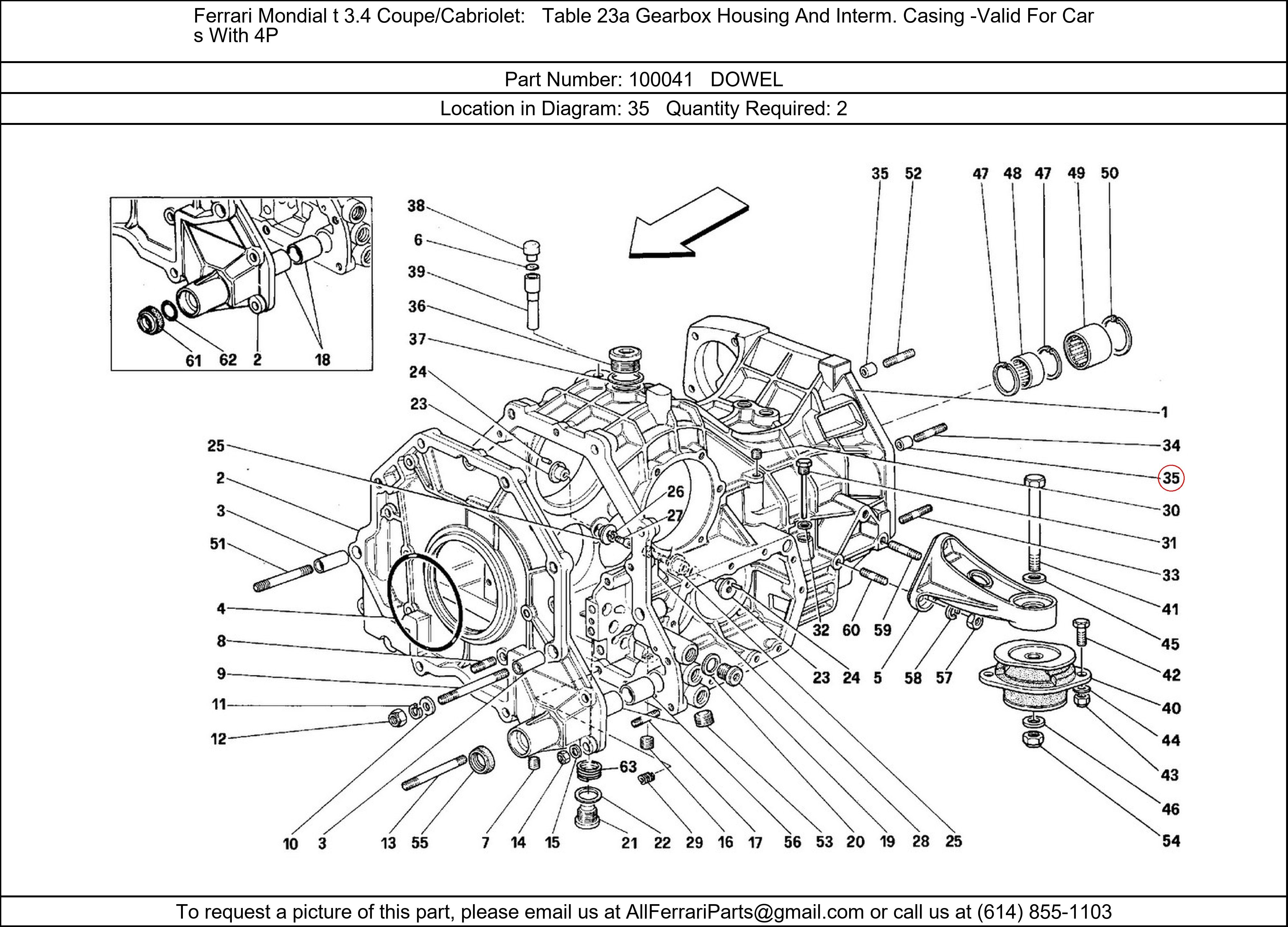 Ferrari Part 100041