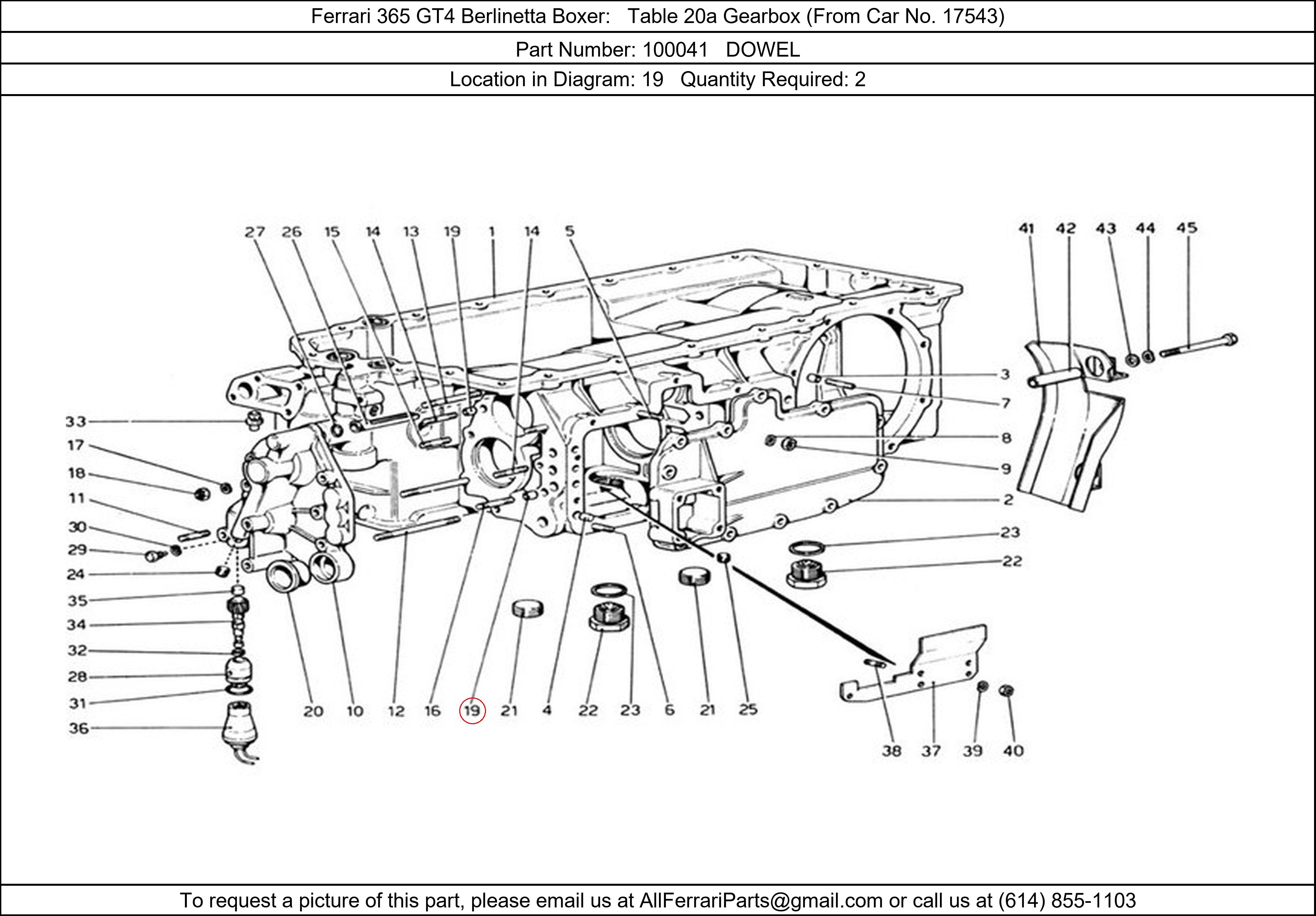 Ferrari Part 100041