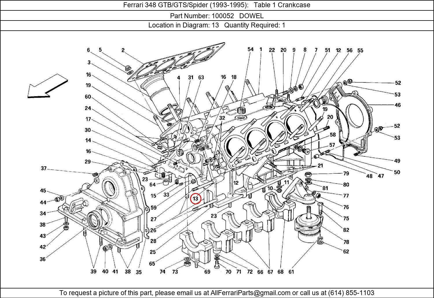 Ferrari Part 100052