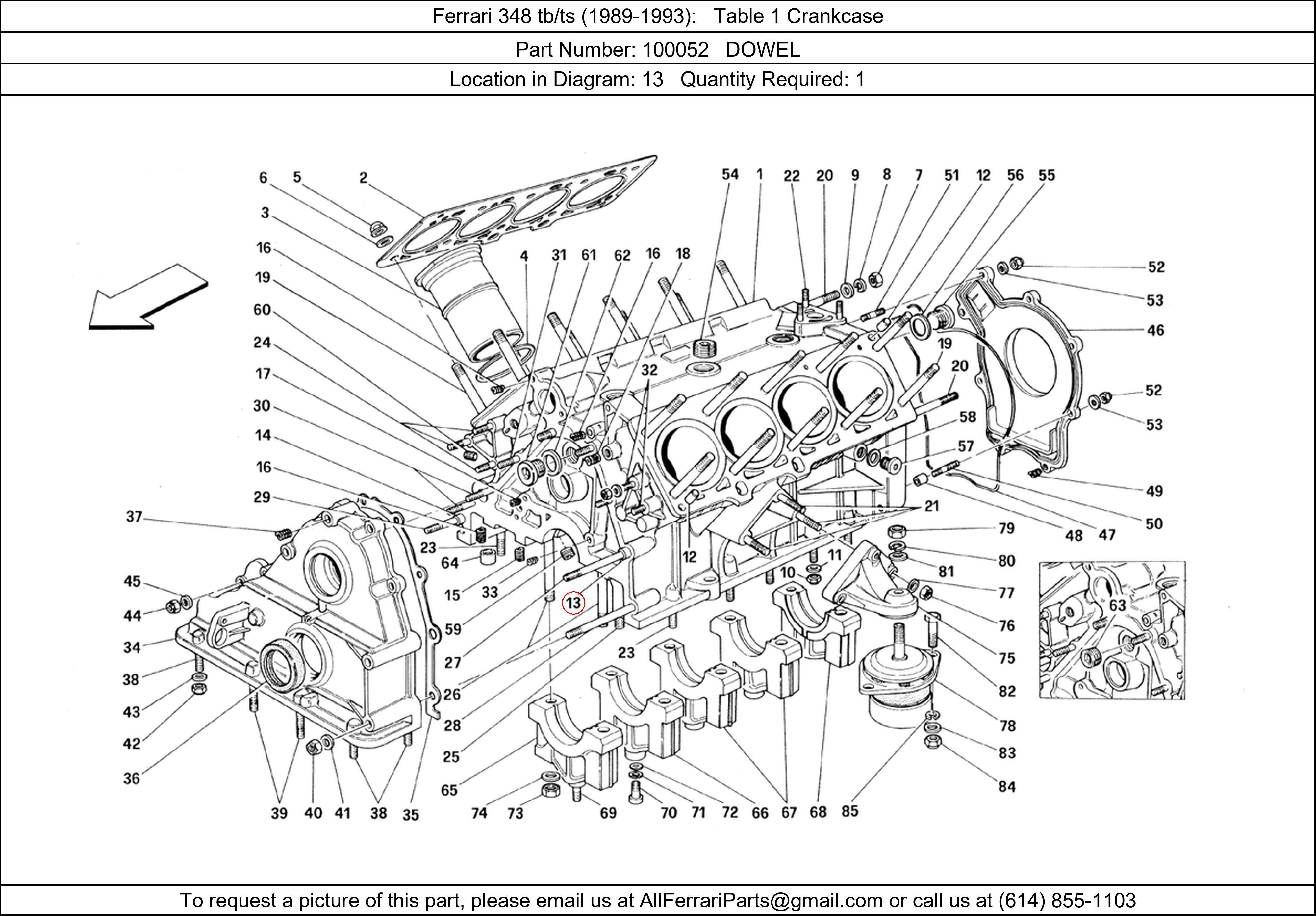 Ferrari Part 100052