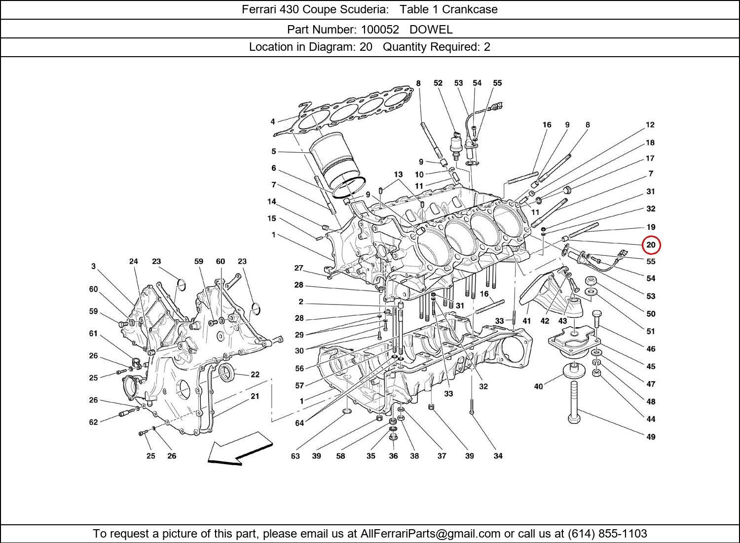 Ferrari Part 100052