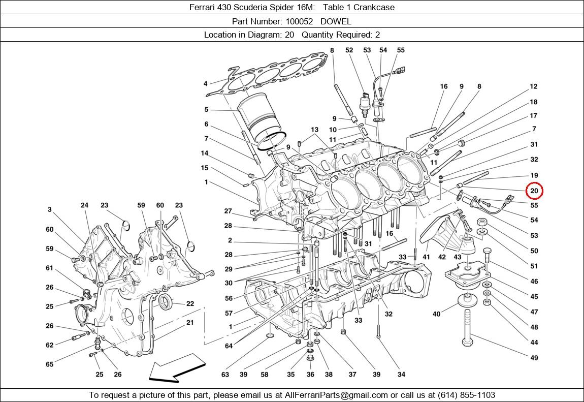 Ferrari Part 100052