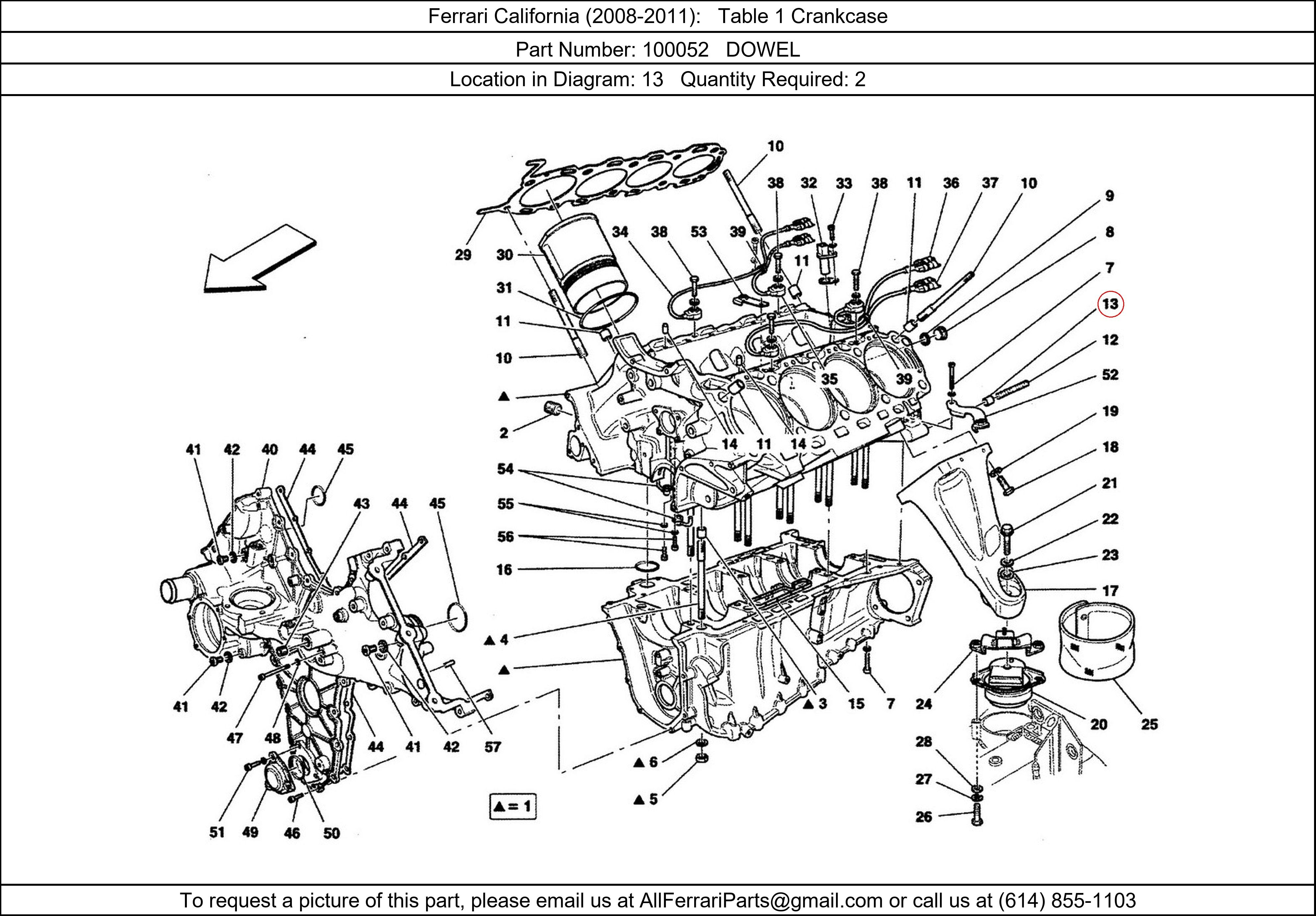 Ferrari Part 100052