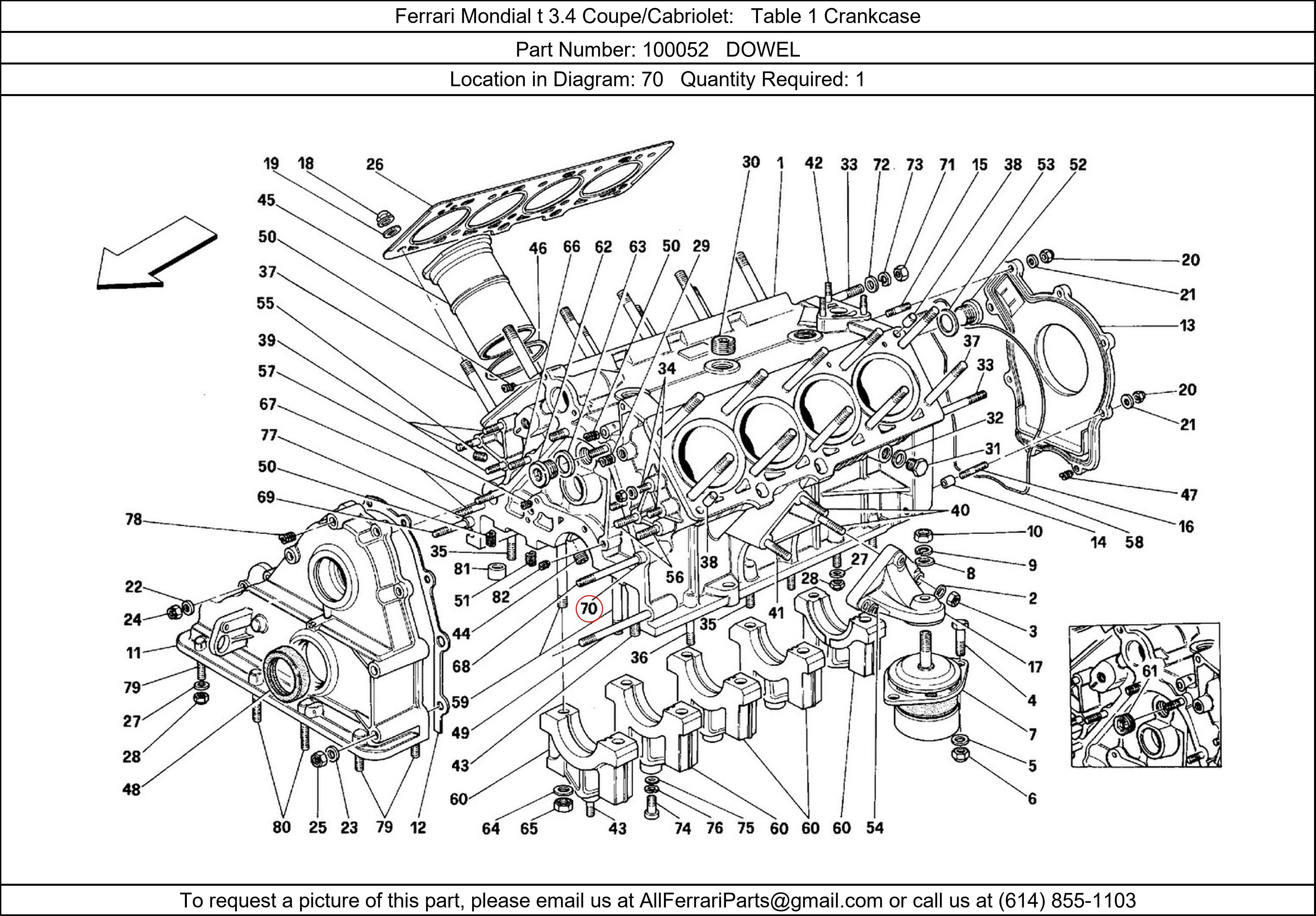 Ferrari Part 100052