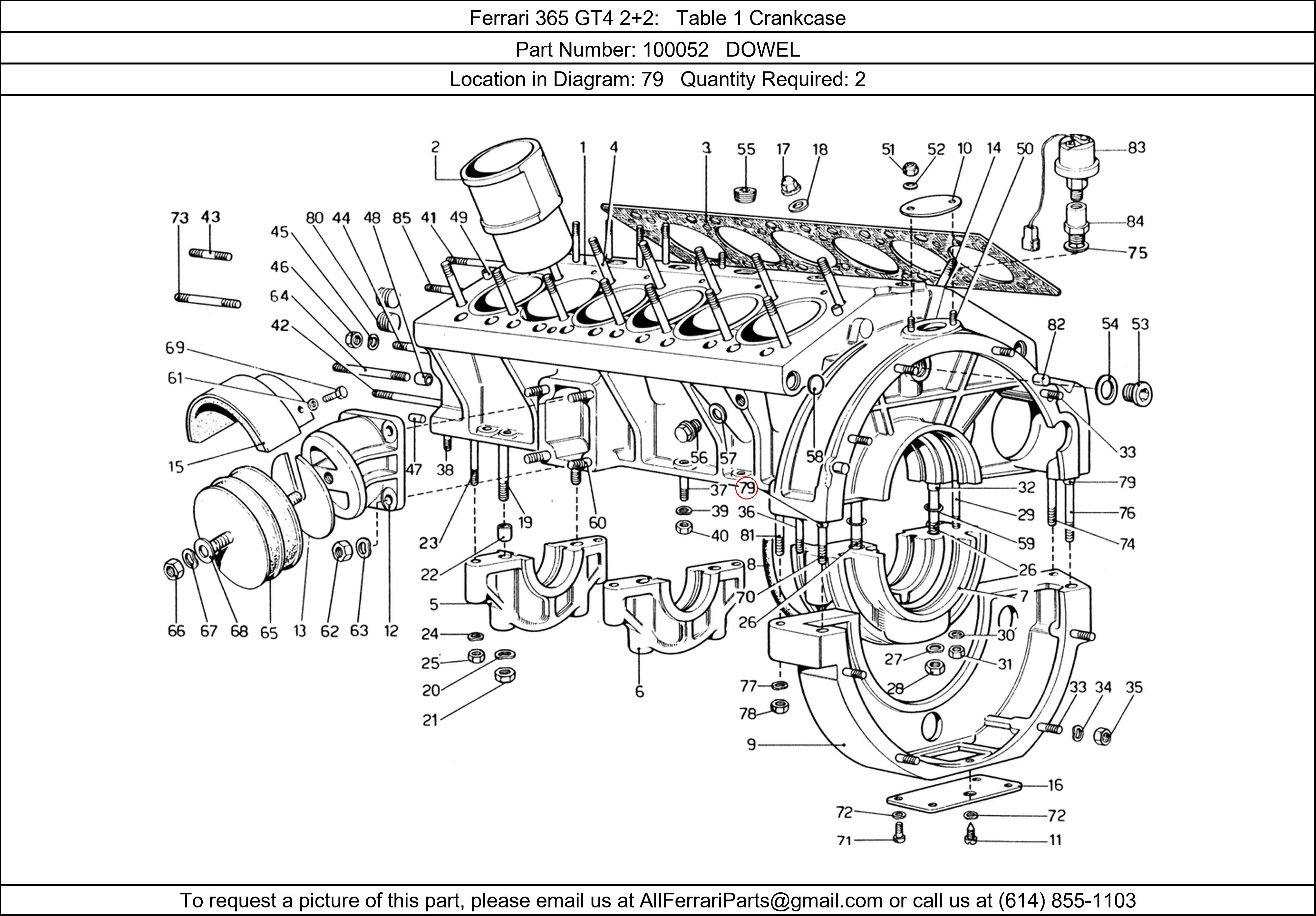 Ferrari Part 100052