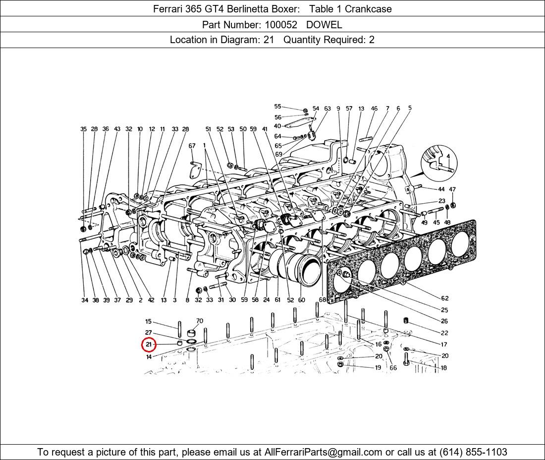 Ferrari Part 100052