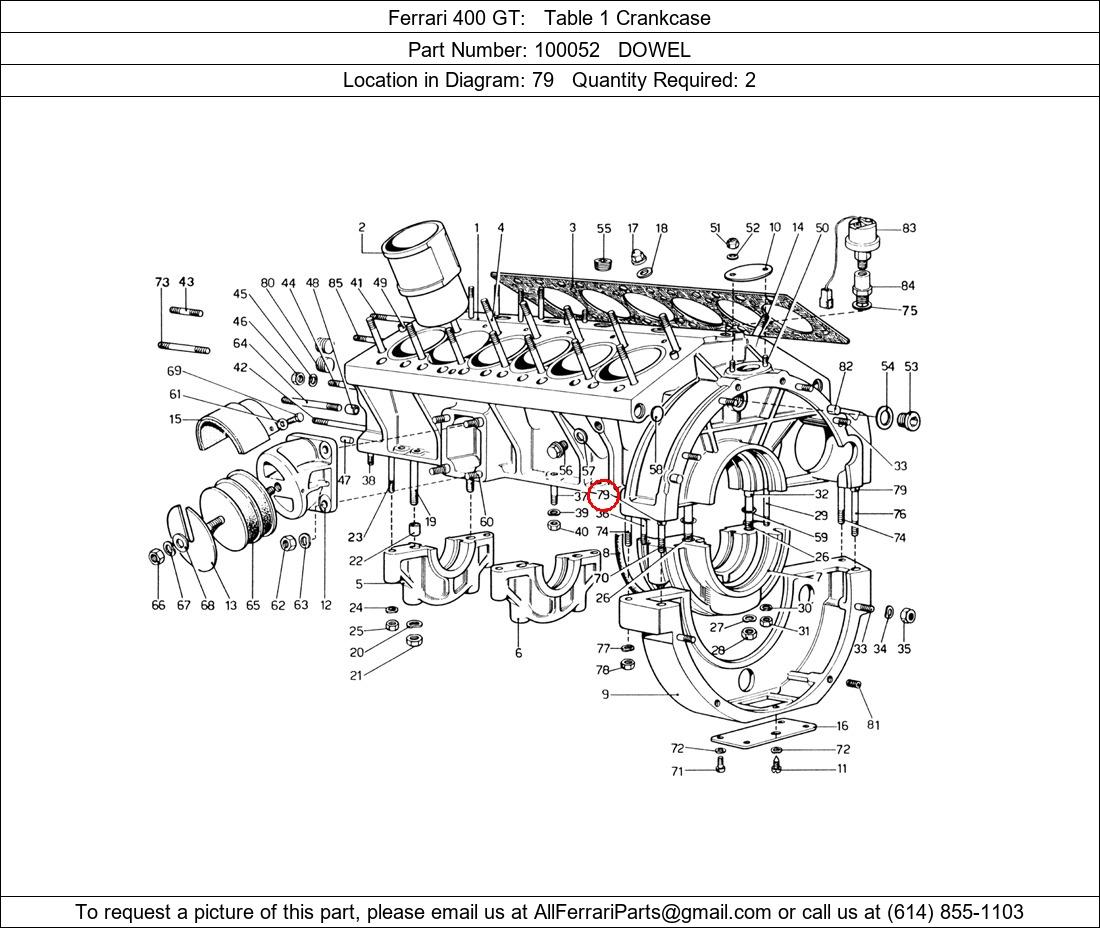 Ferrari Part 100052