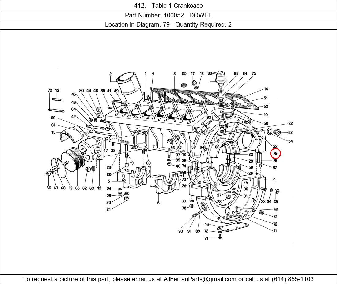 Ferrari Part 100052