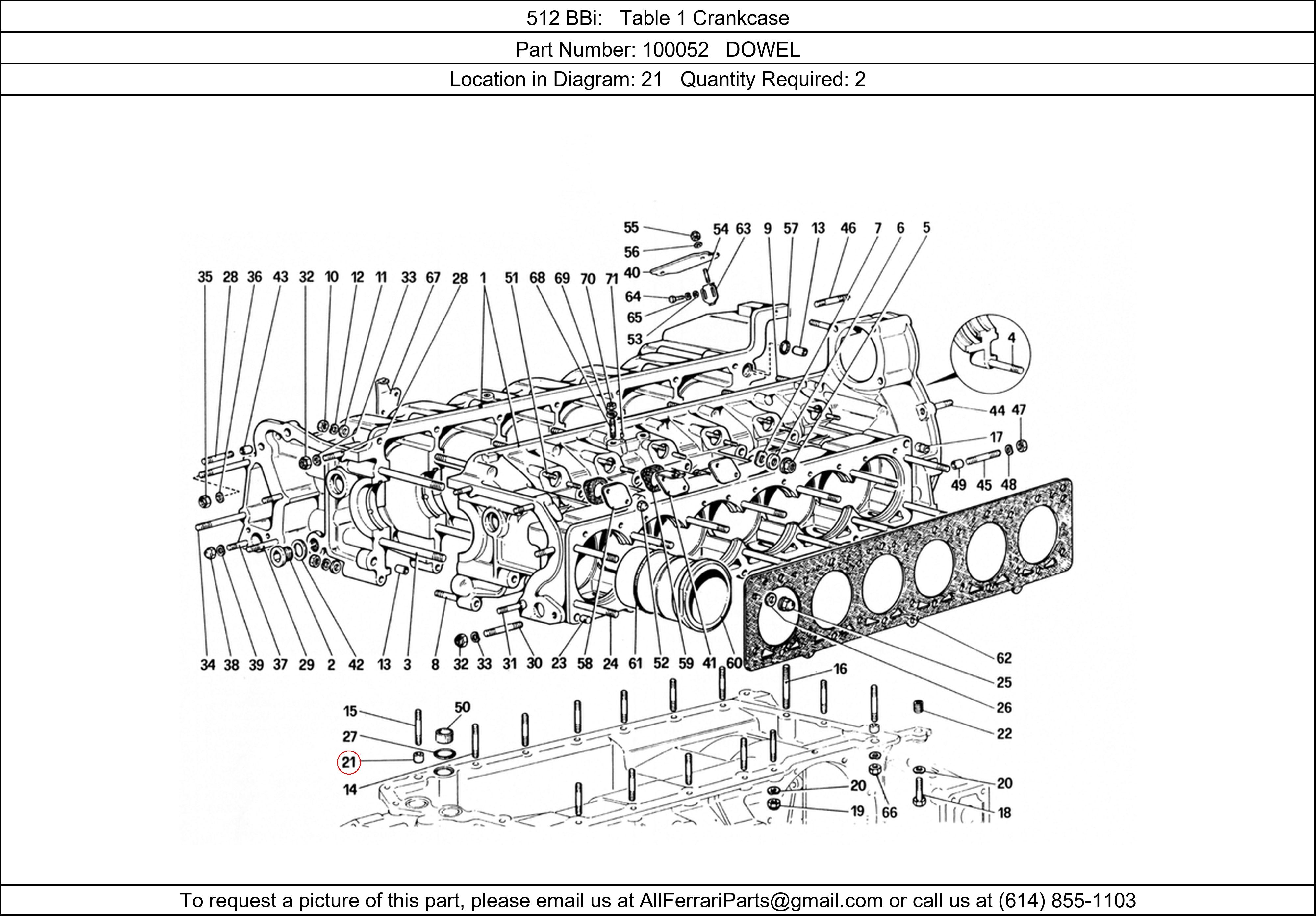 Ferrari Part 100052