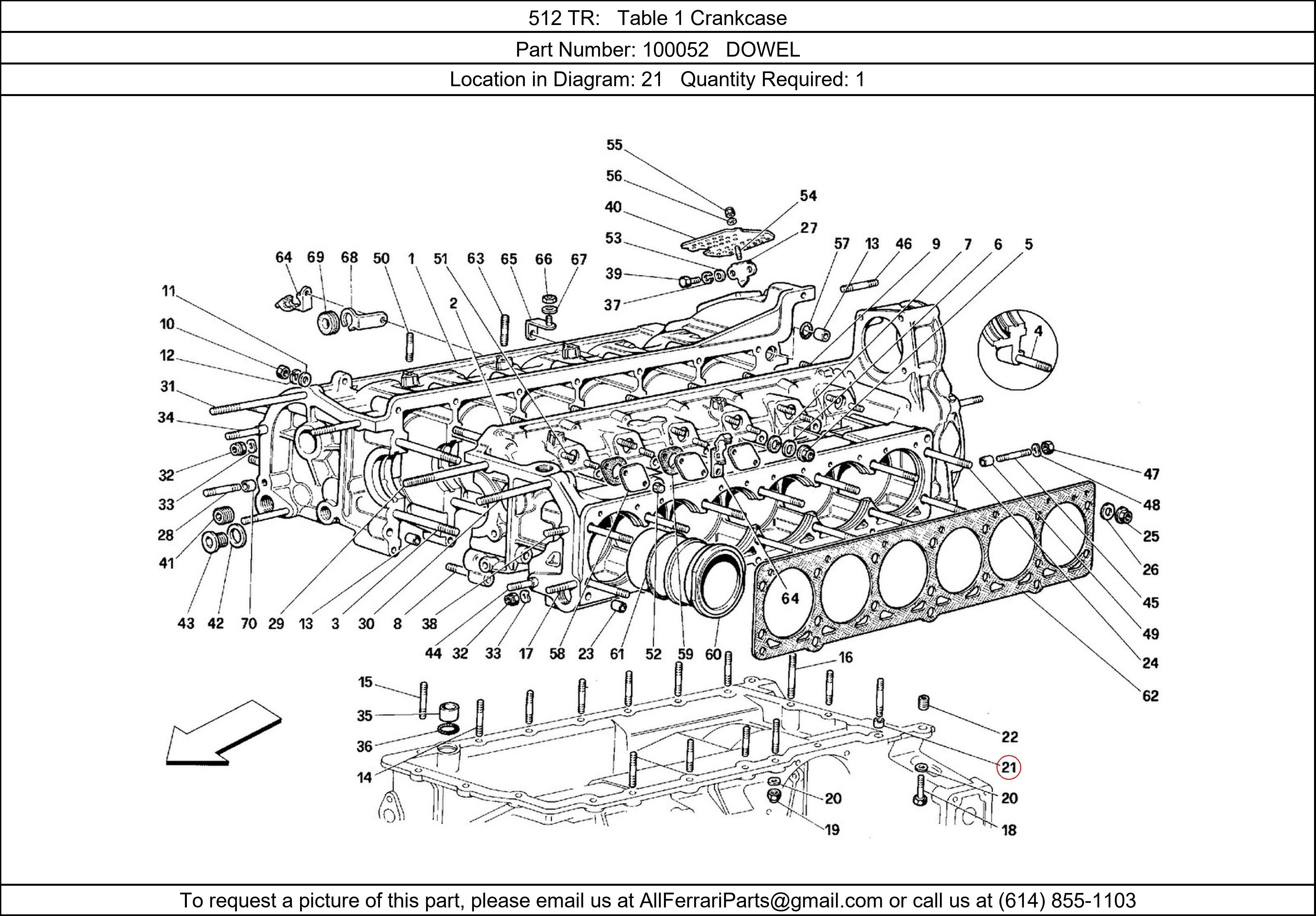 Ferrari Part 100052