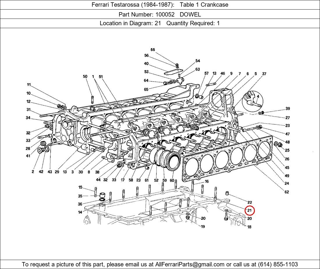 Ferrari Part 100052