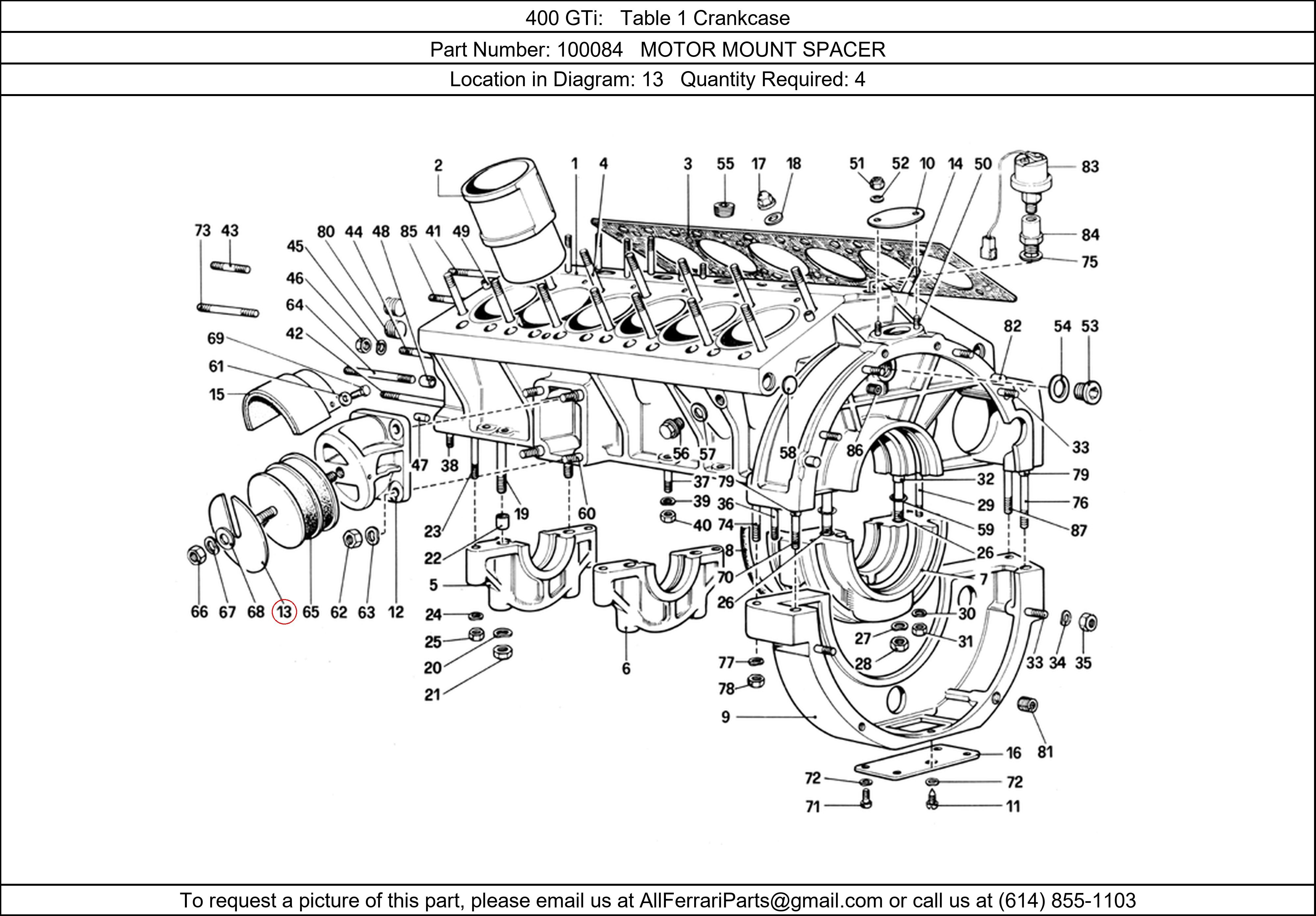 Ferrari Part 100084