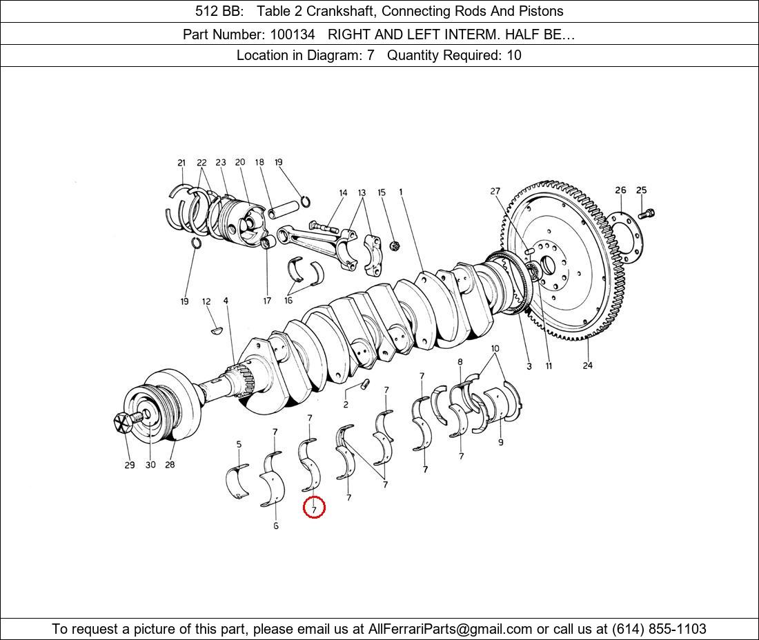 Ferrari Part 100134