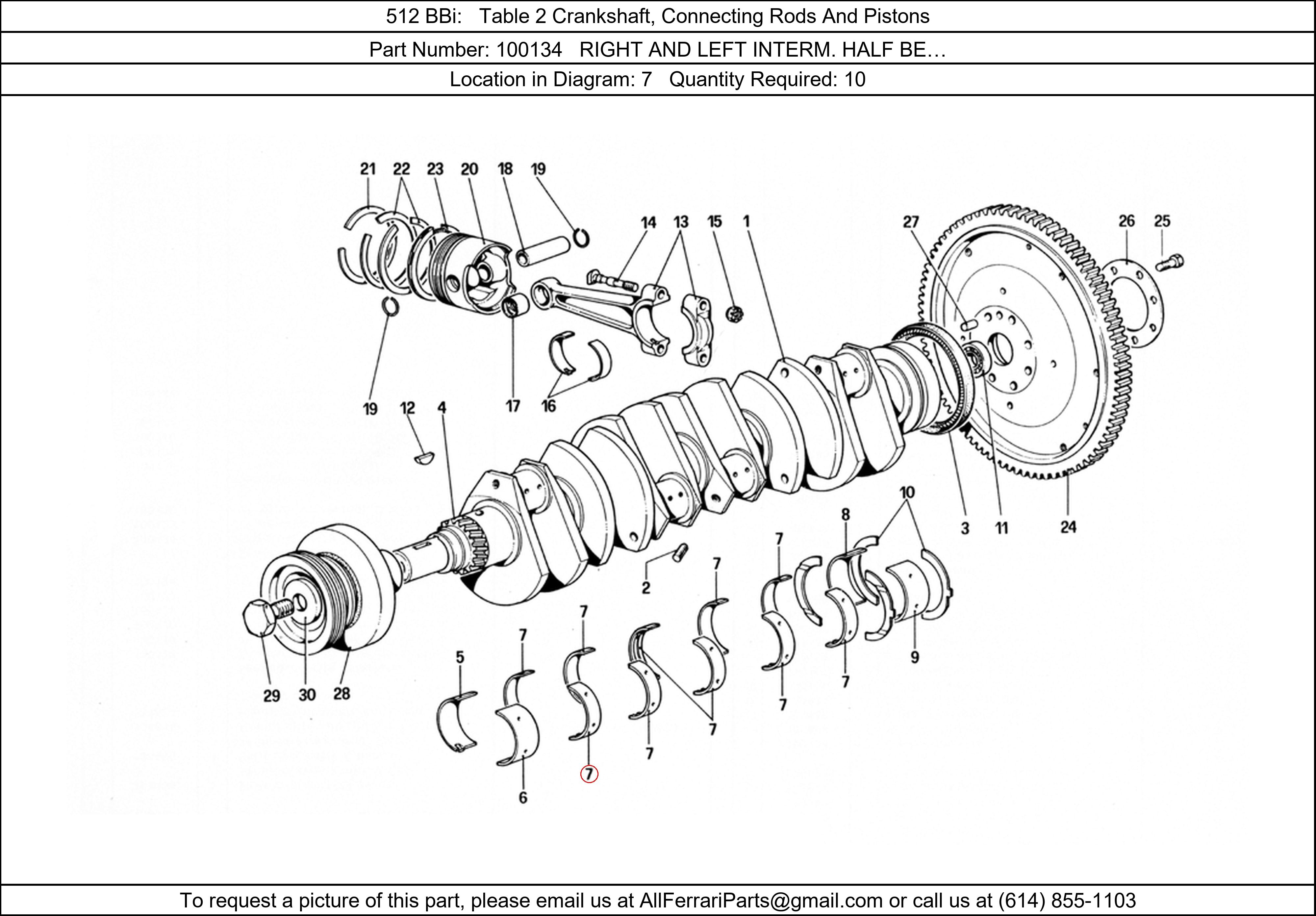 Ferrari Part 100134