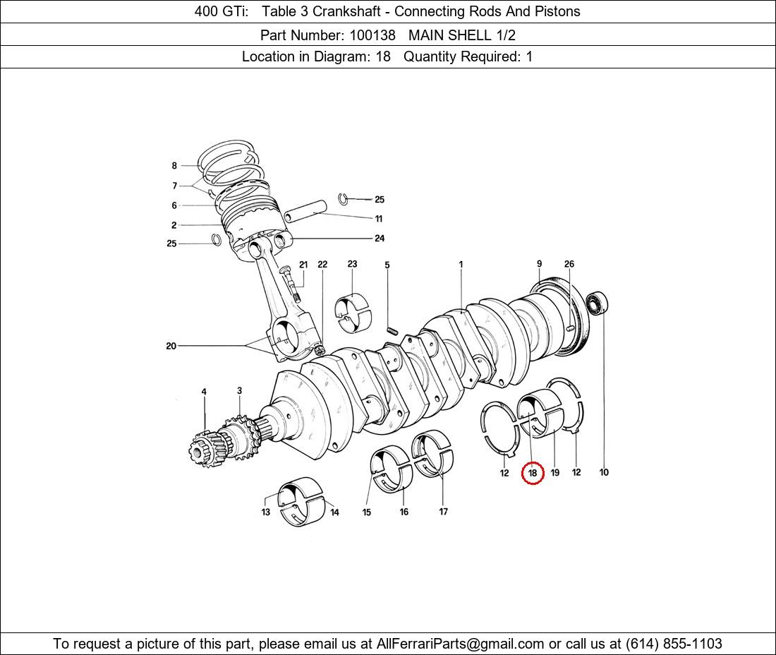 Ferrari Part 100138