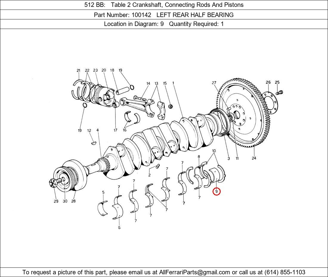 Ferrari Part 100142