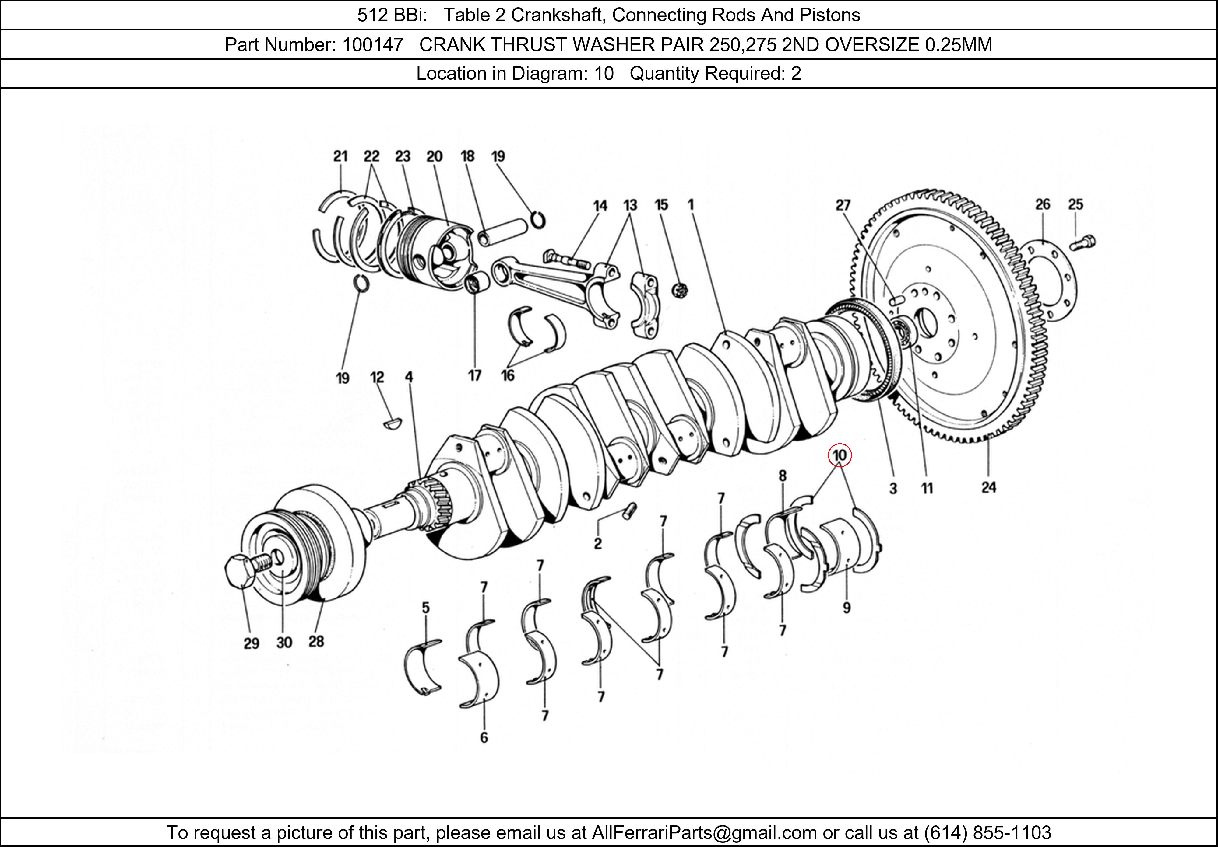 Ferrari Part 100147