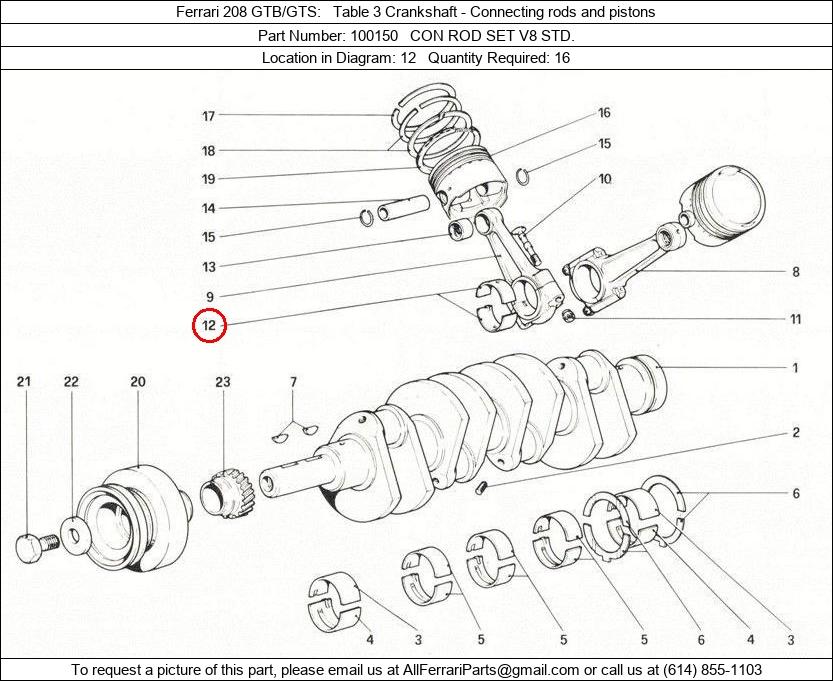 Ferrari Part 100150