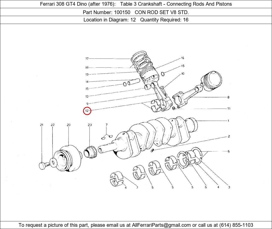 Ferrari Part 100150