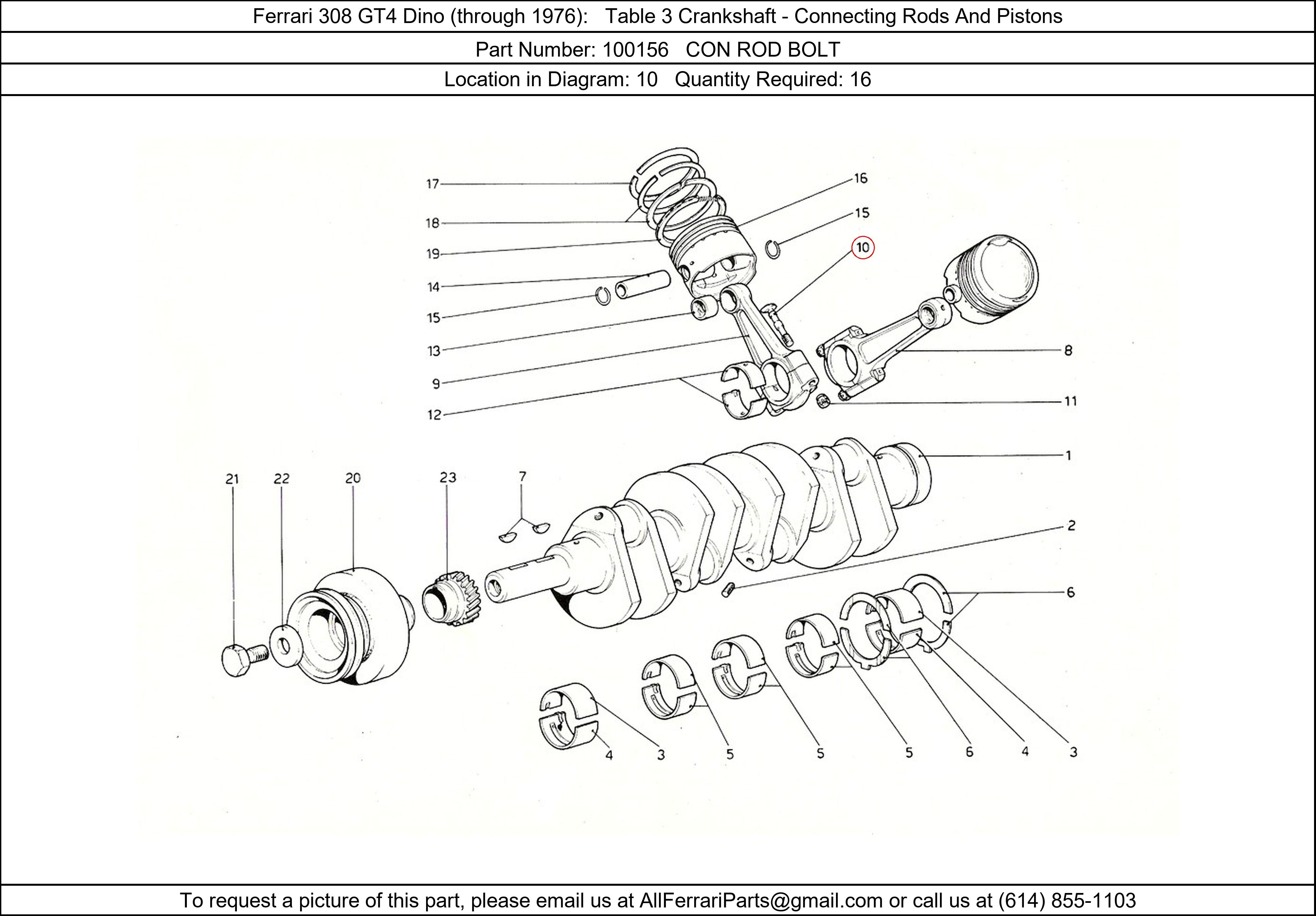 Ferrari Part 100156