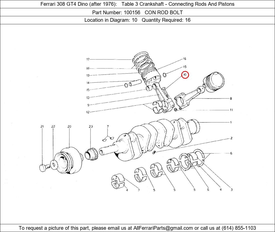 Ferrari Part 100156