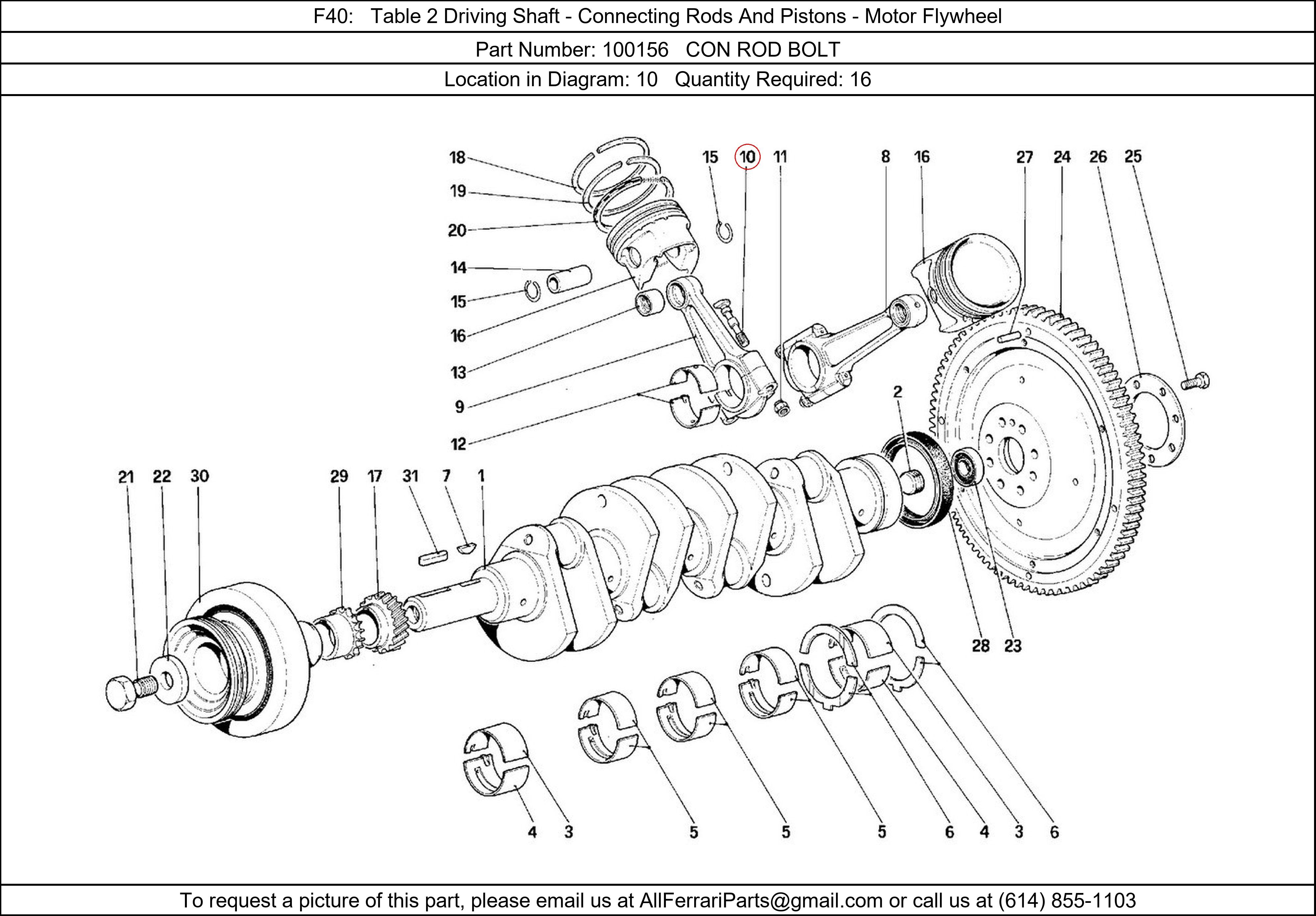 Ferrari Part 100156