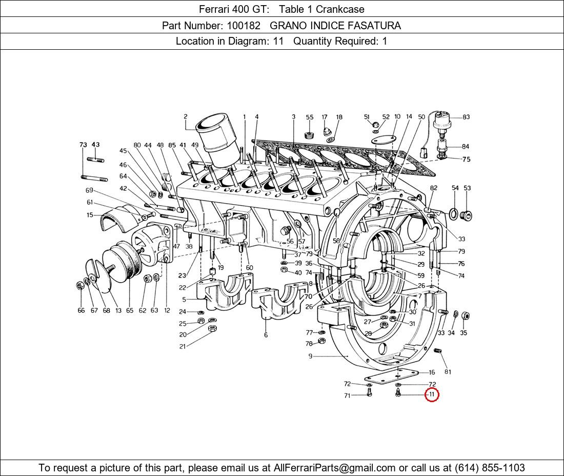 Ferrari Part 100182