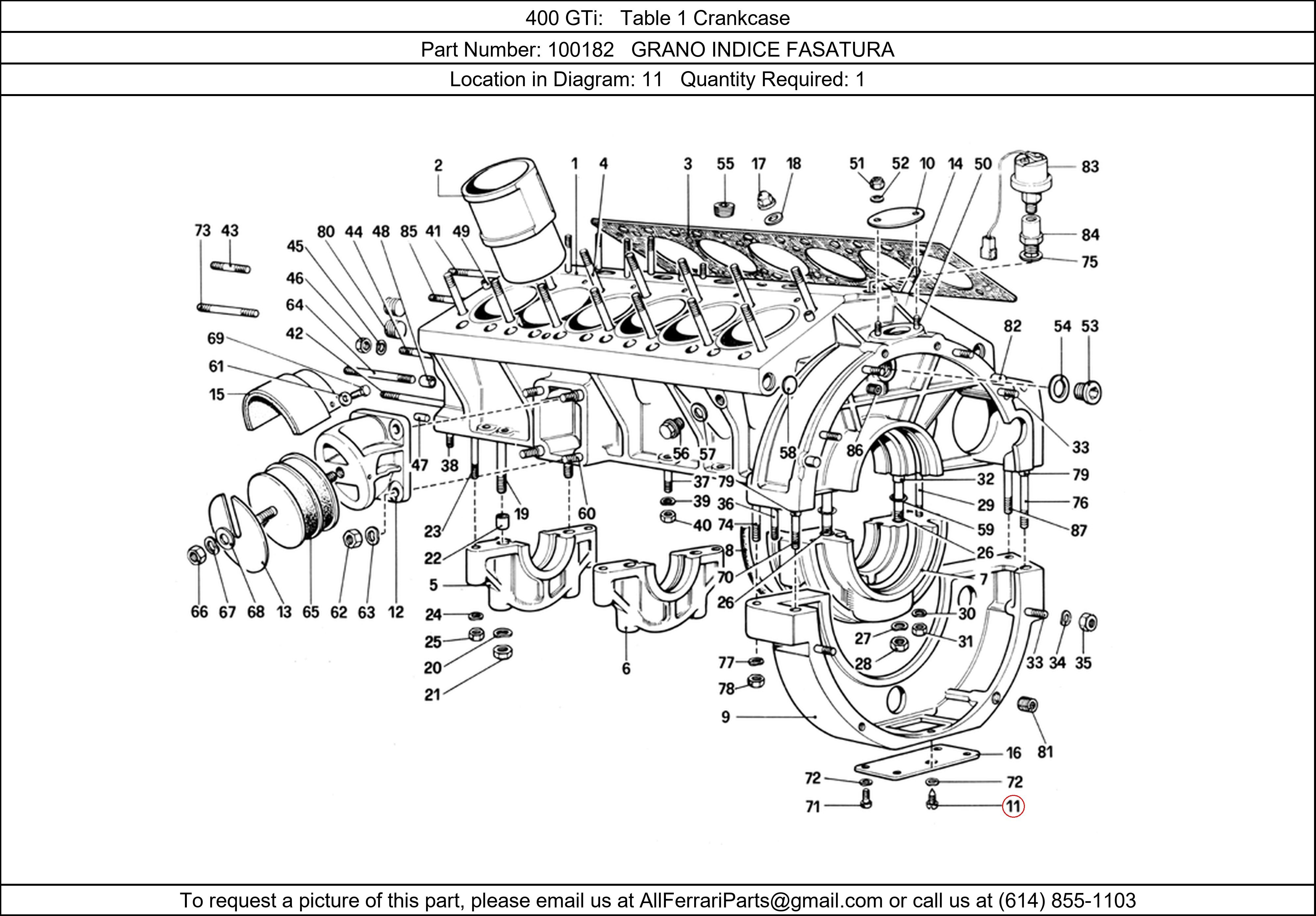 Ferrari Part 100182