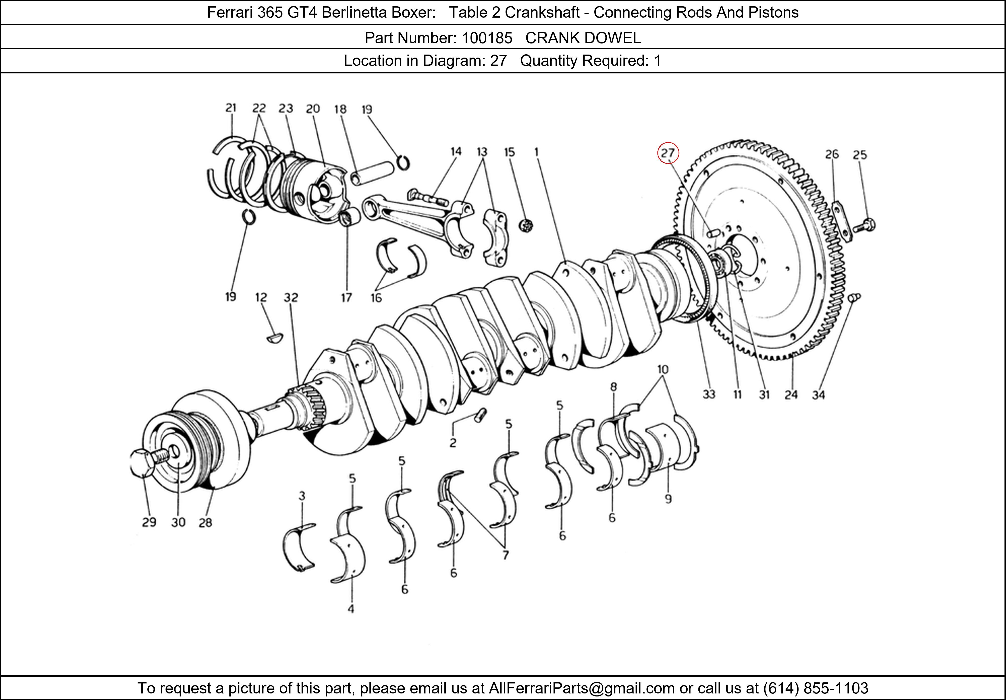 Ferrari Part 100185