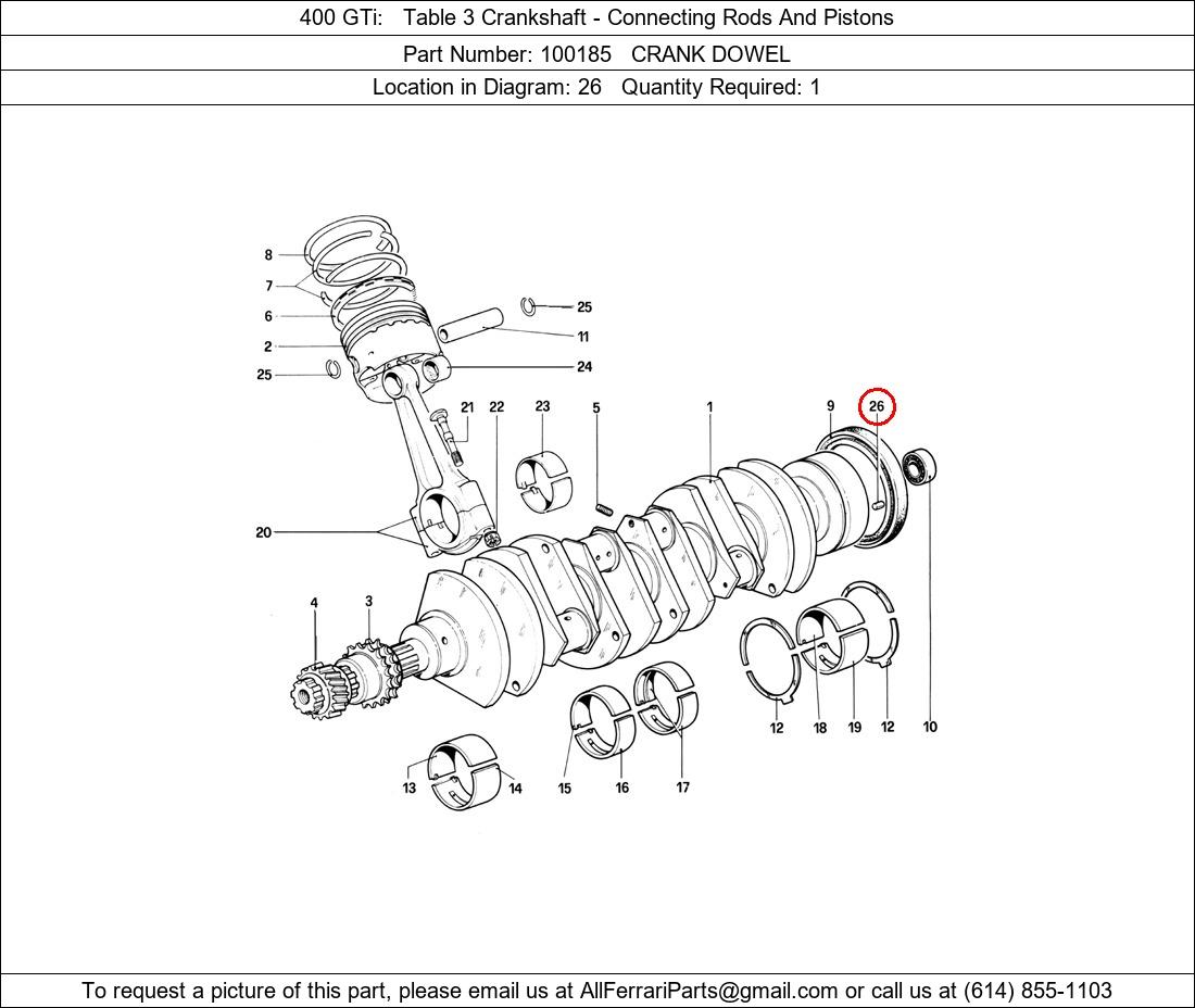 Ferrari Part 100185