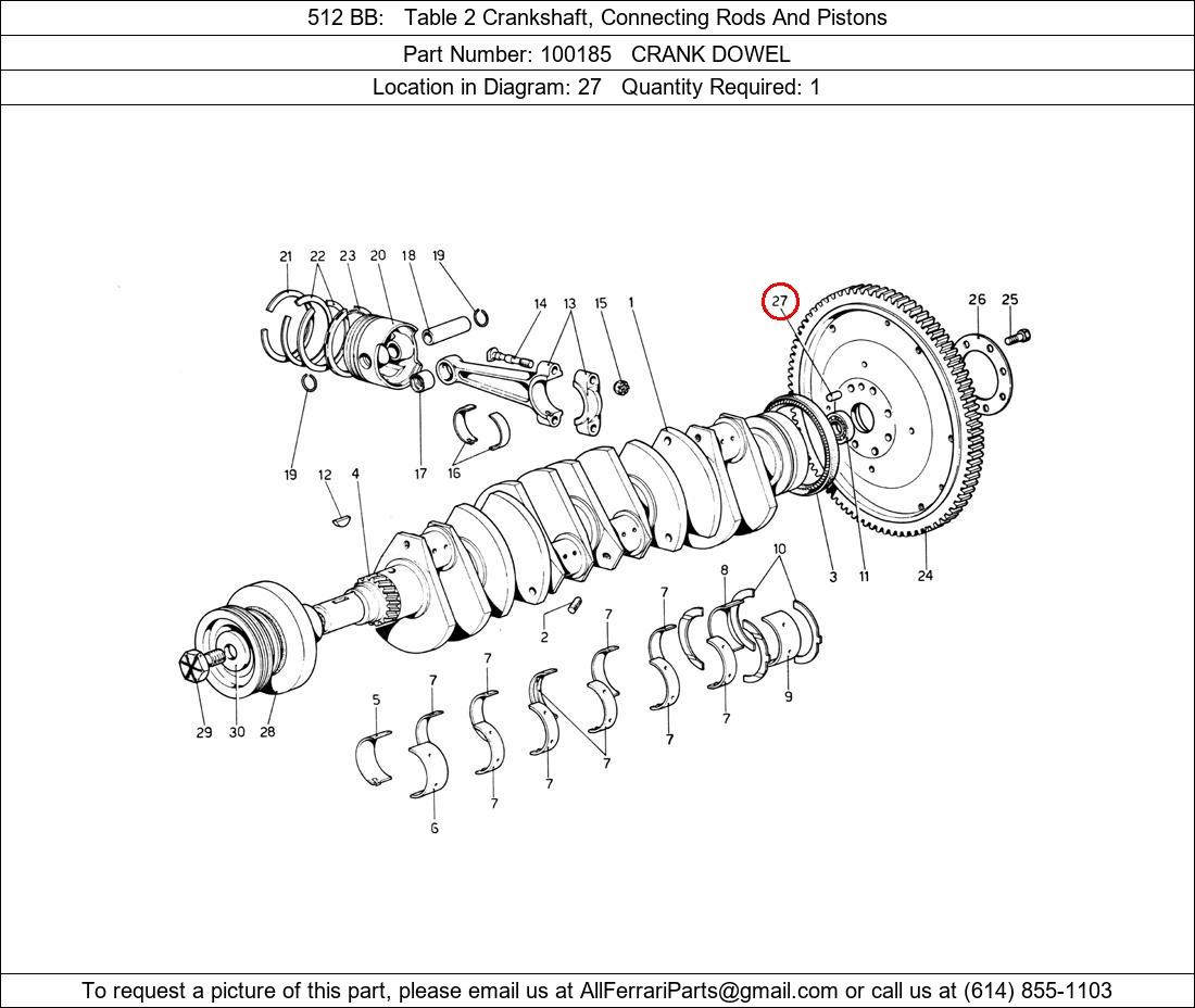 Ferrari Part 100185