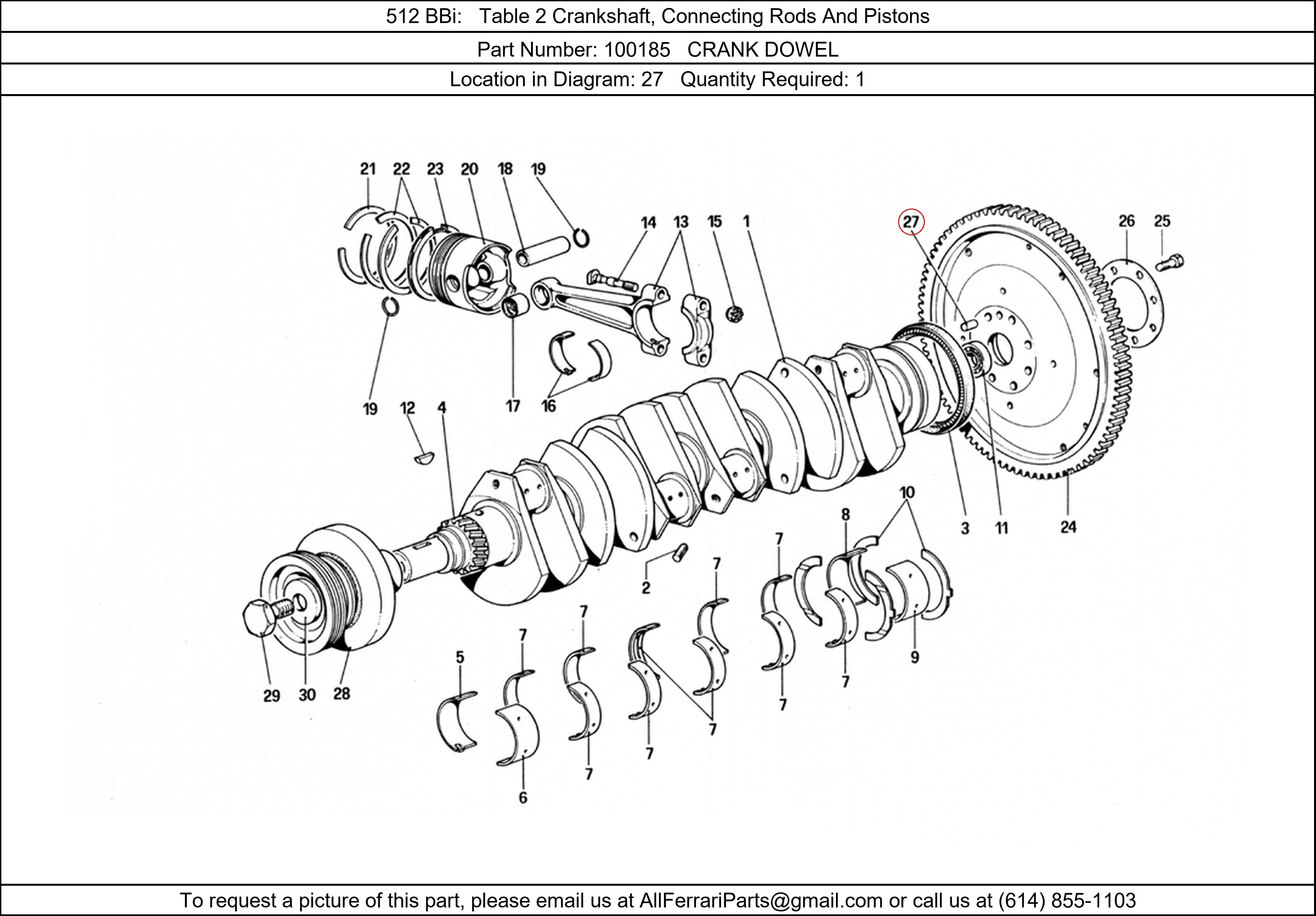 Ferrari Part 100185