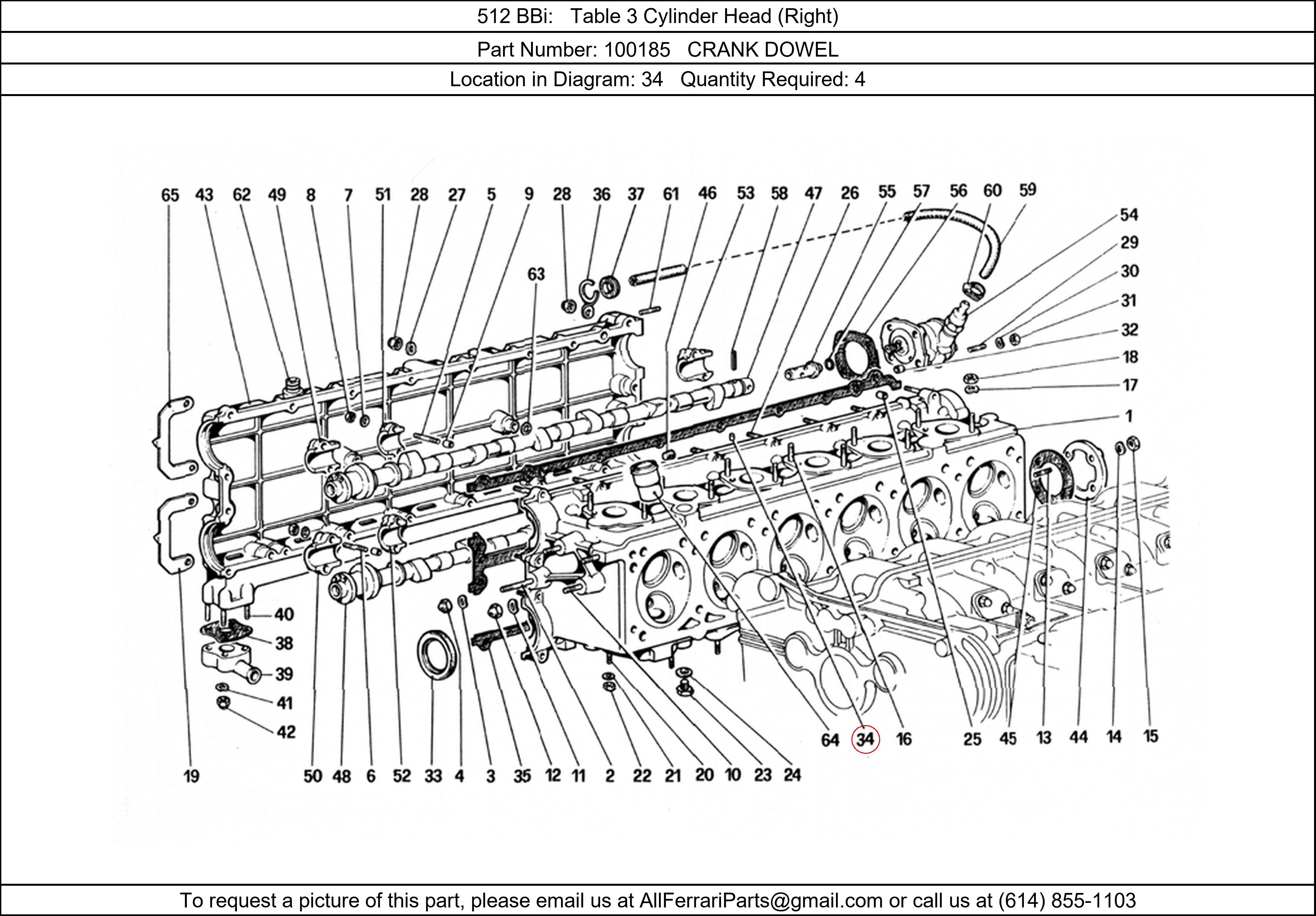 Ferrari Part 100185