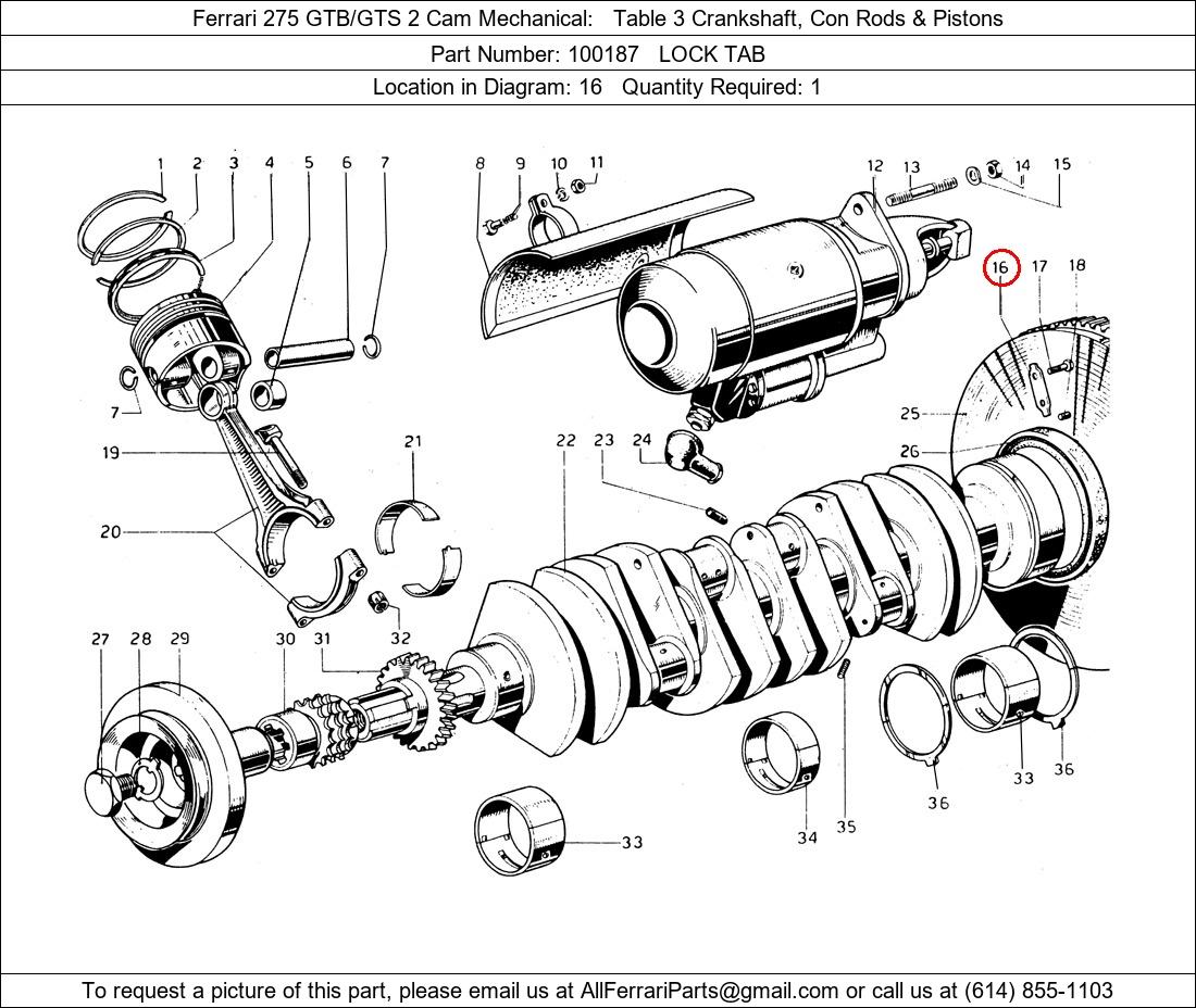 Ferrari Part 100187