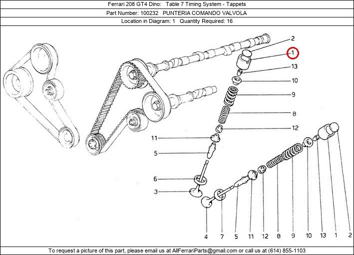 Ferrari Part 100232