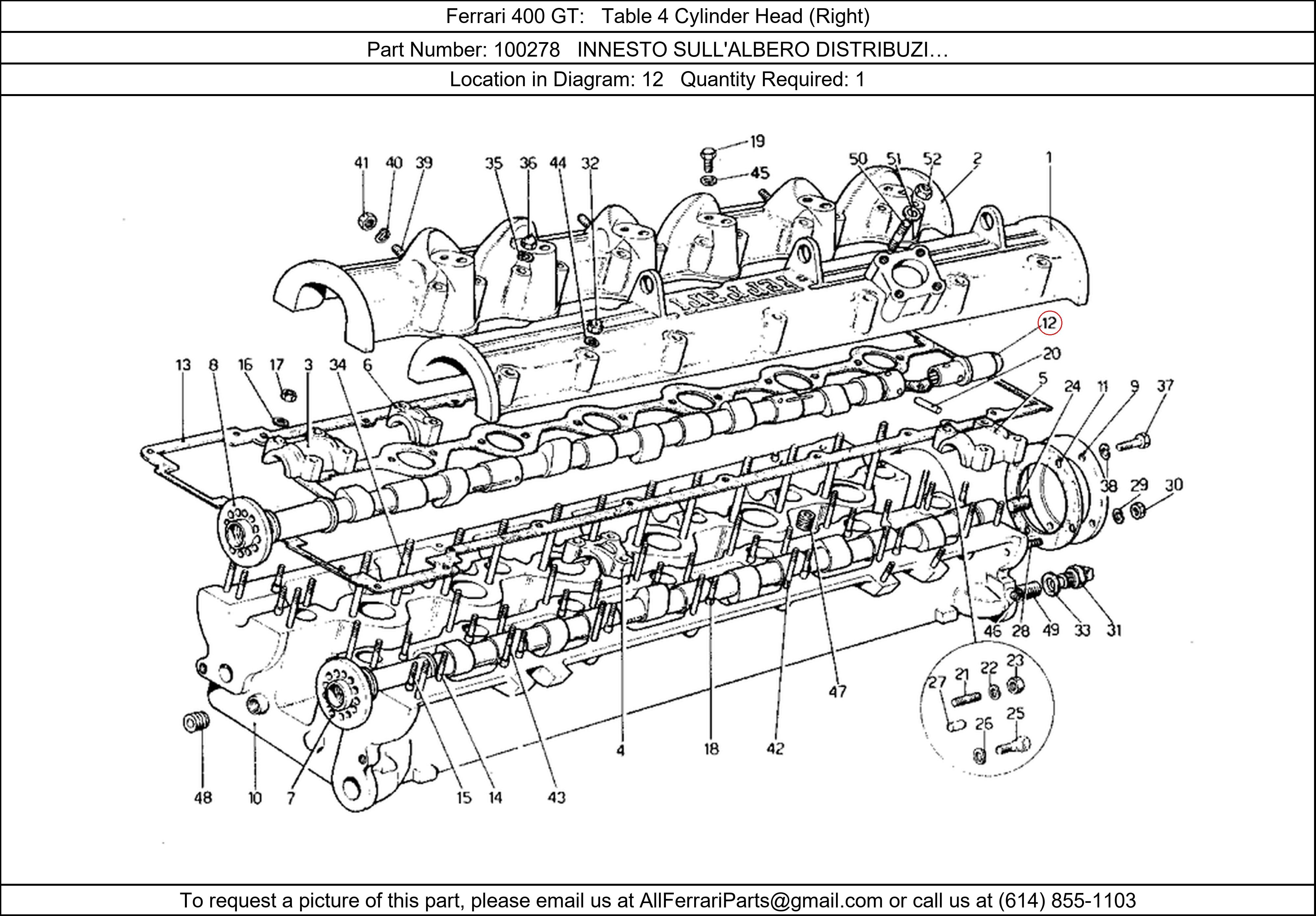 Ferrari Part 100278