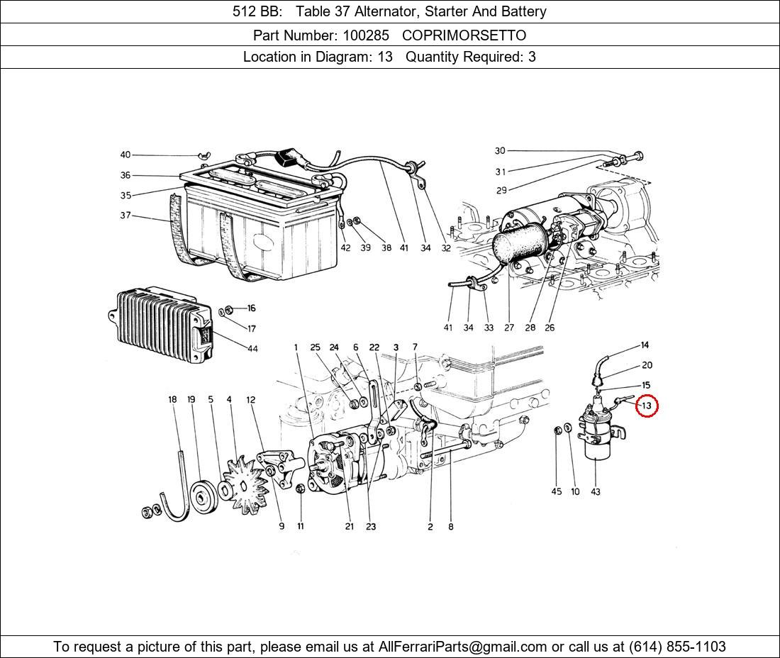 Ferrari Part 100285