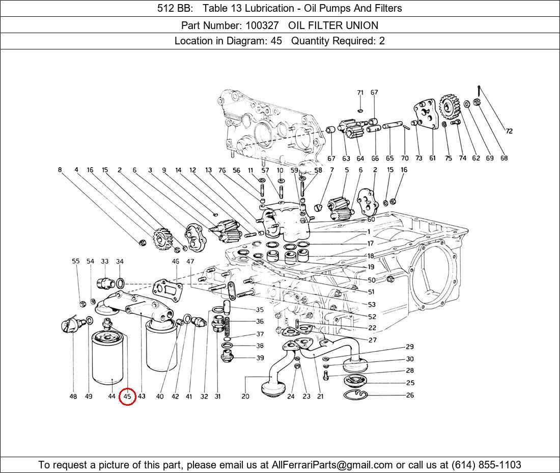 Ferrari Part 100327