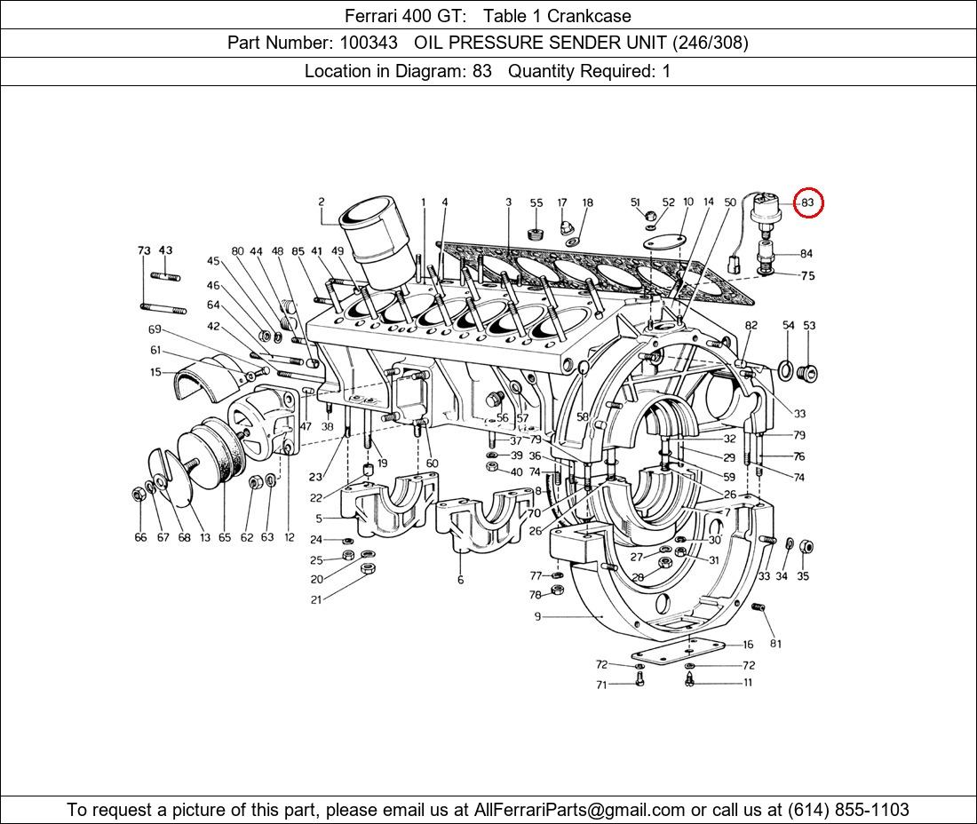 Ferrari Part 100343