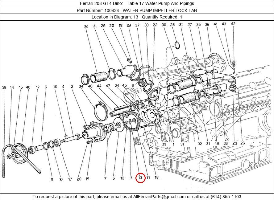 Ferrari Part 100434