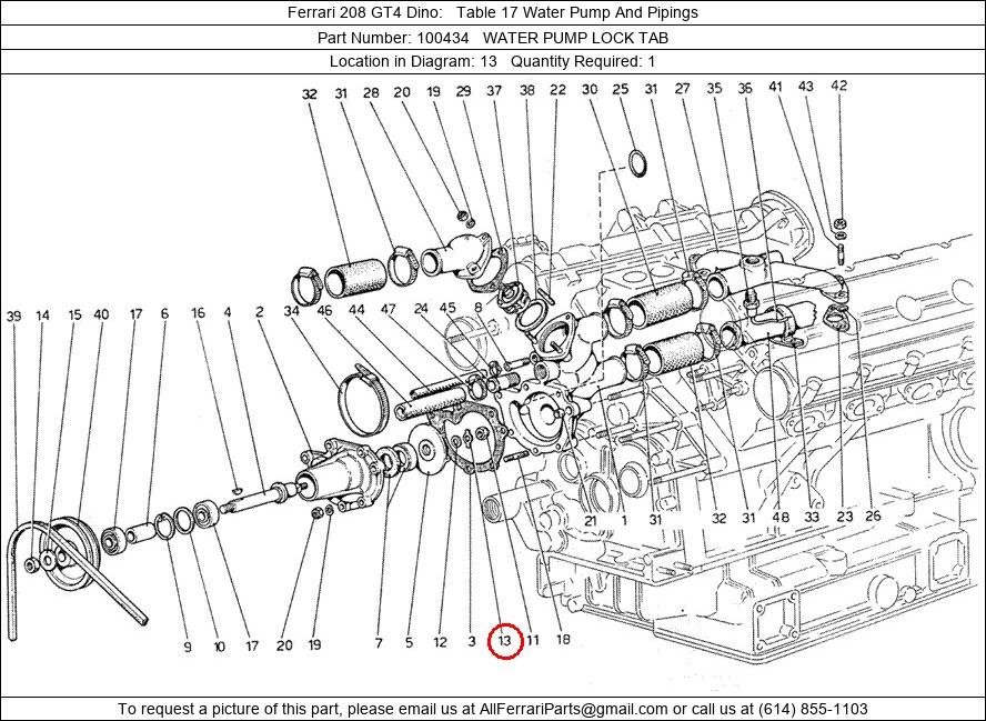 Ferrari Part 100434