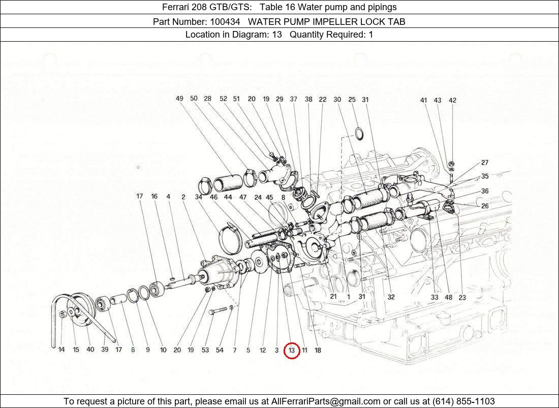 Ferrari Part 100434