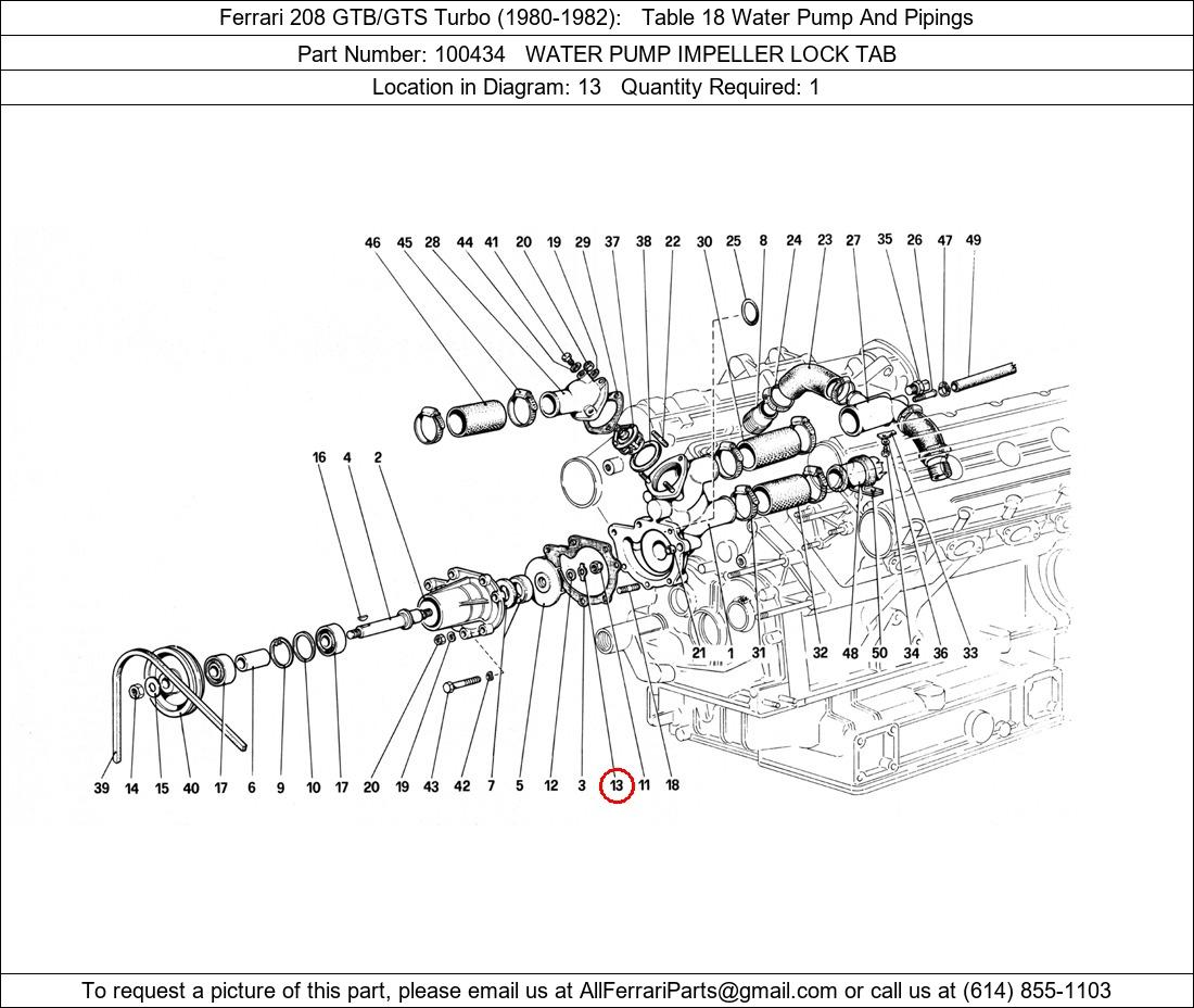 Ferrari Part 100434