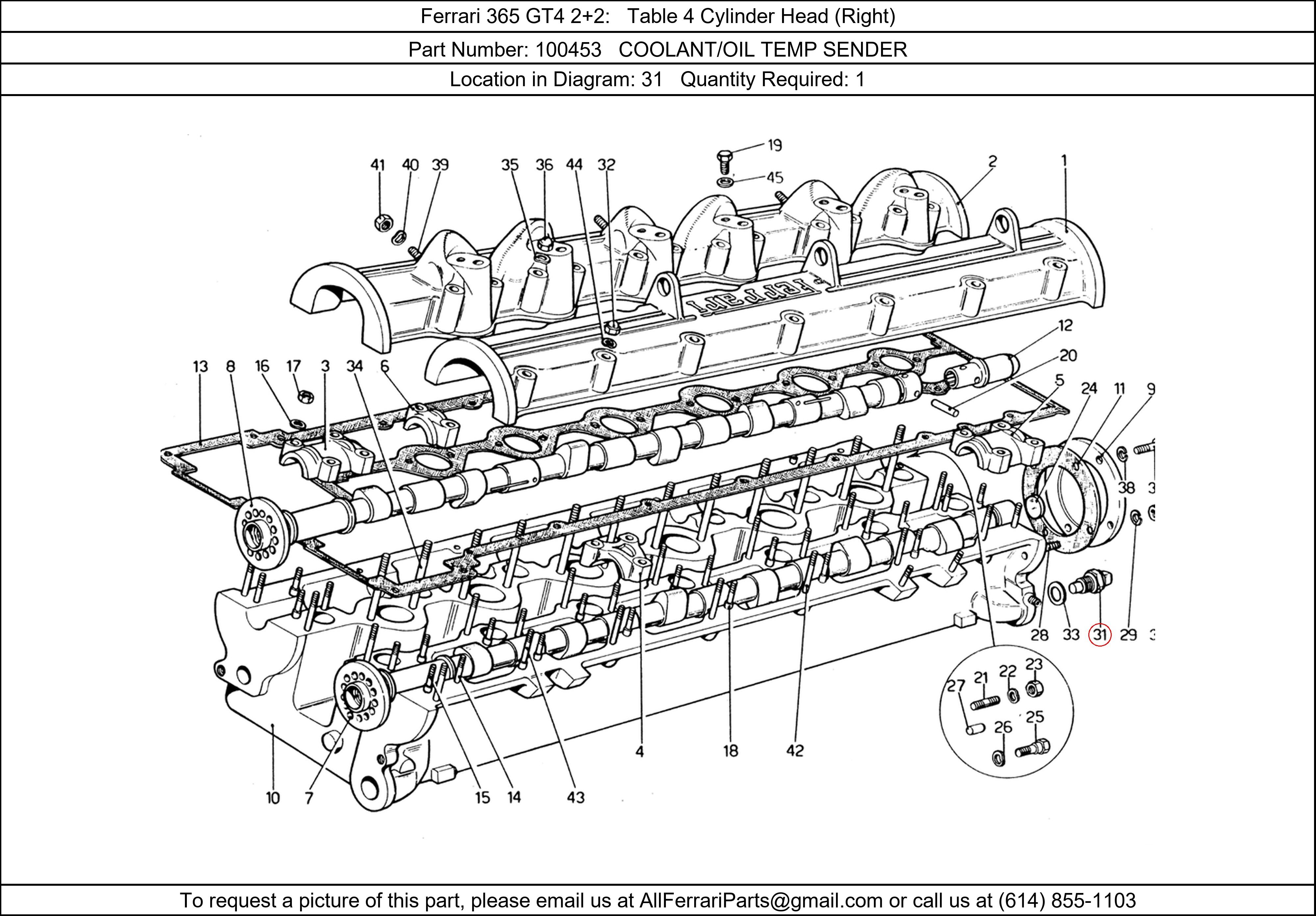 Ferrari Part 100453